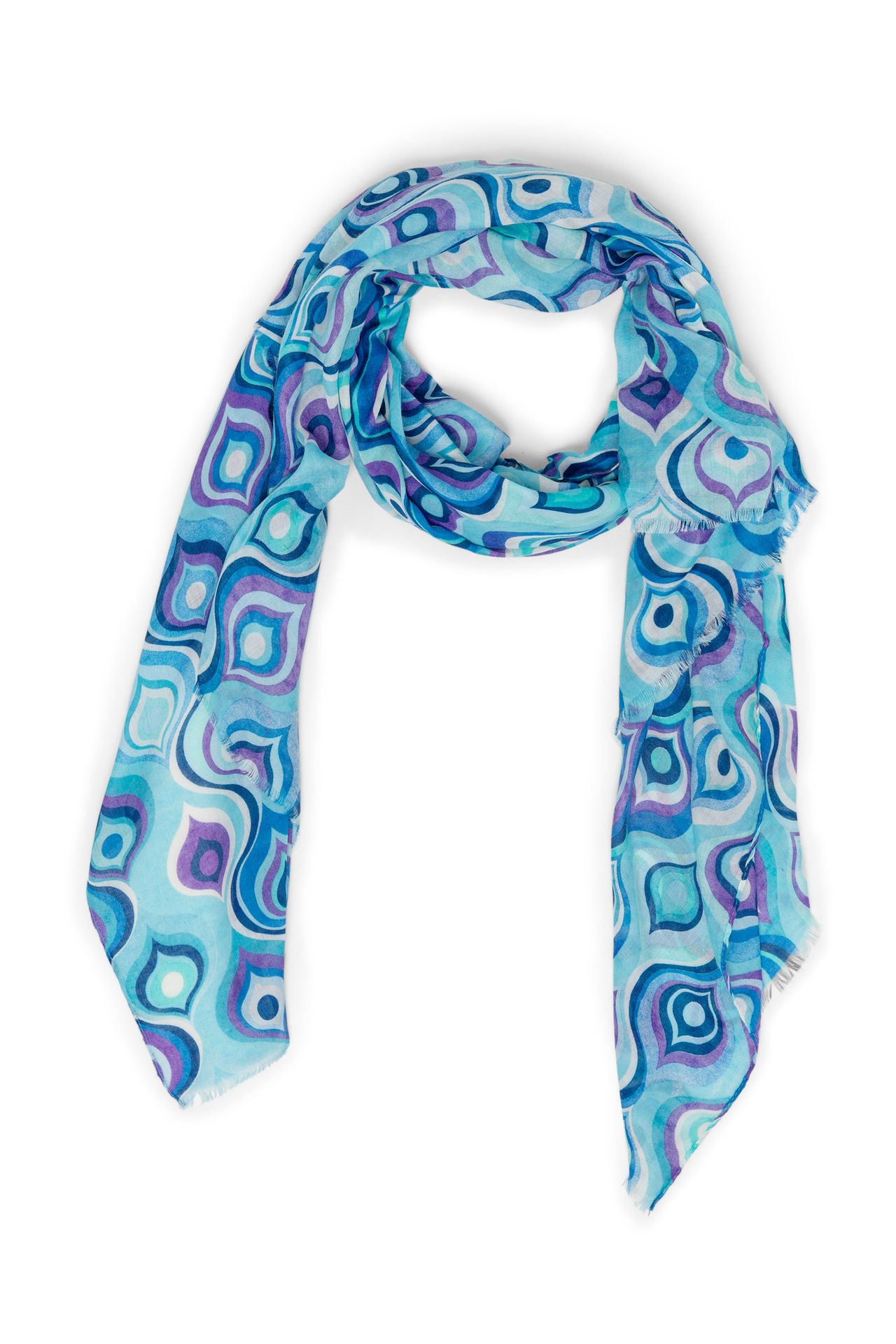 Norah Blauwe sjaal blue/purple 213578-438