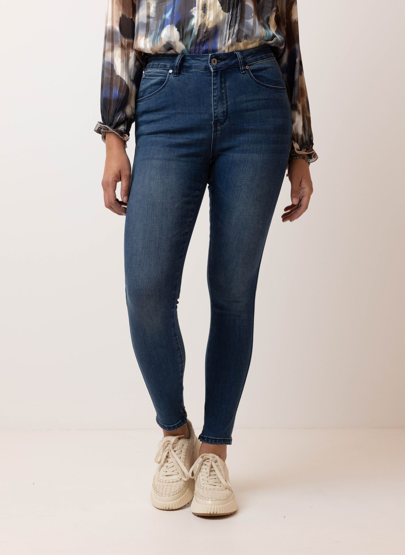 Norah Blauwe skinny jeans dark blue 215032-499