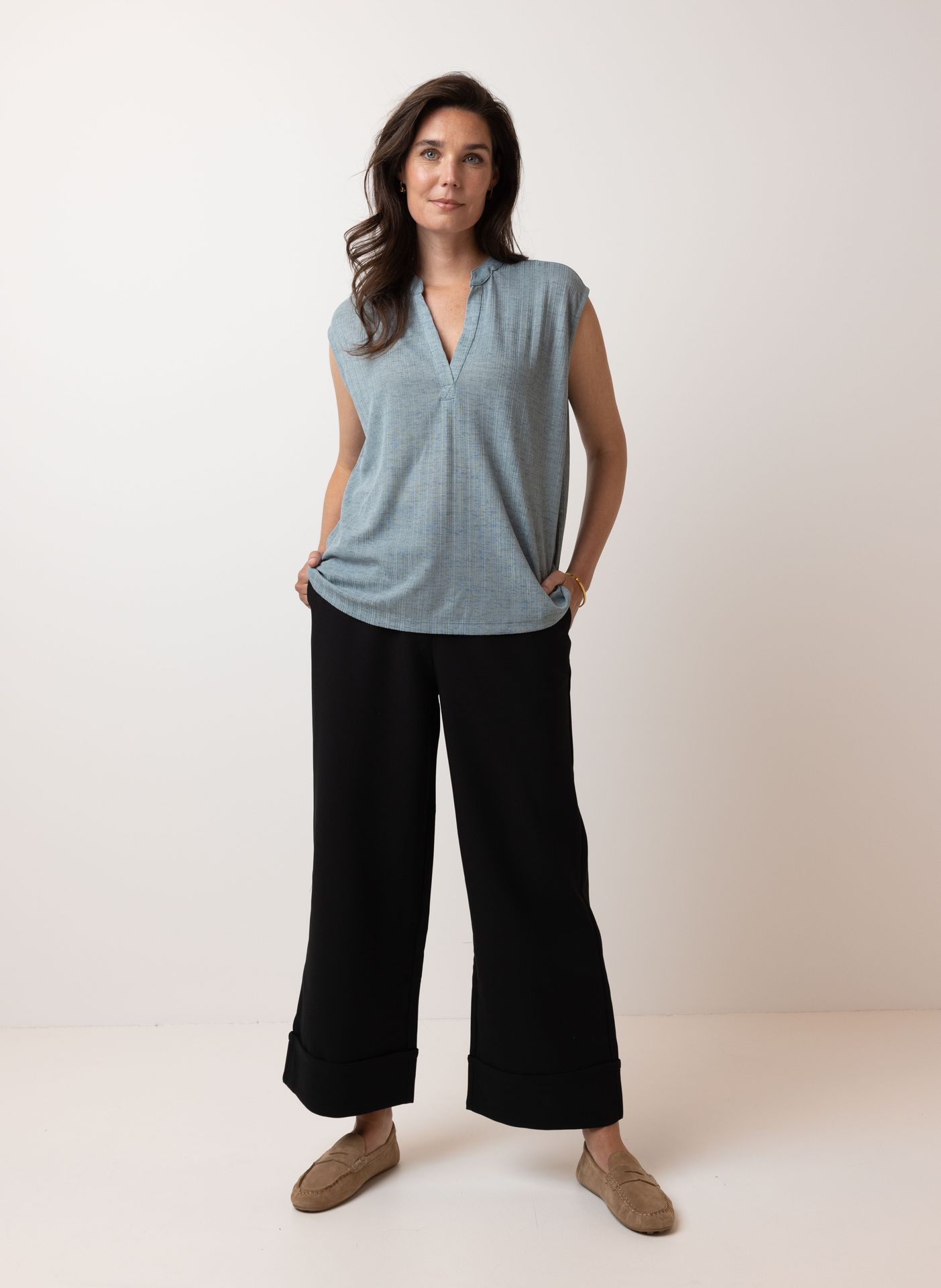 Norah Blauwe top blue 214732-400