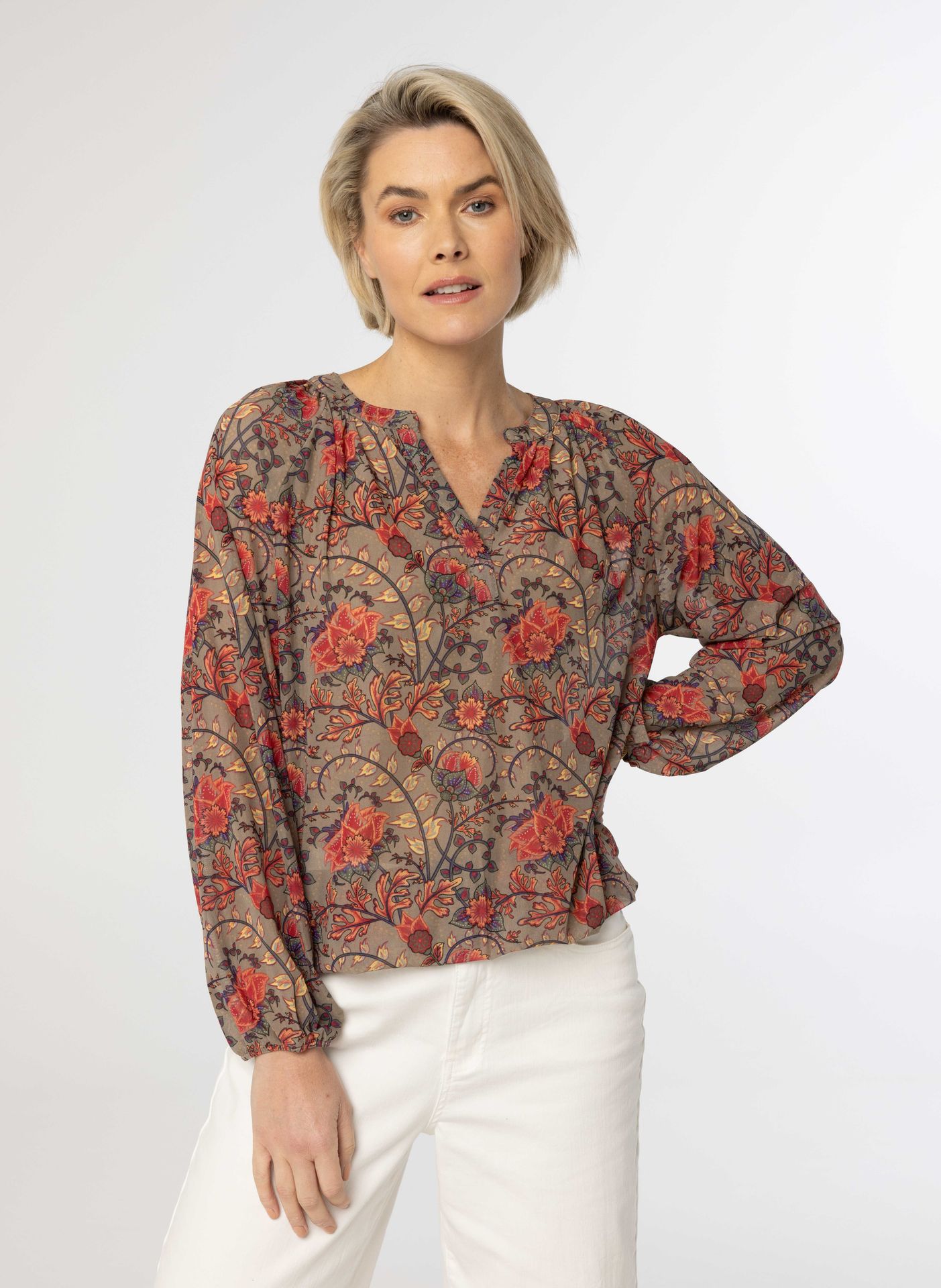 Norah Meerkleurige blouse multicolor 214121-002-36