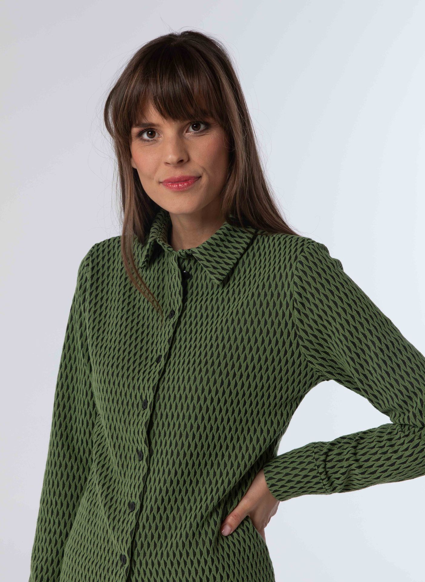 Norah Blouse groen zwart green/black 212961-530