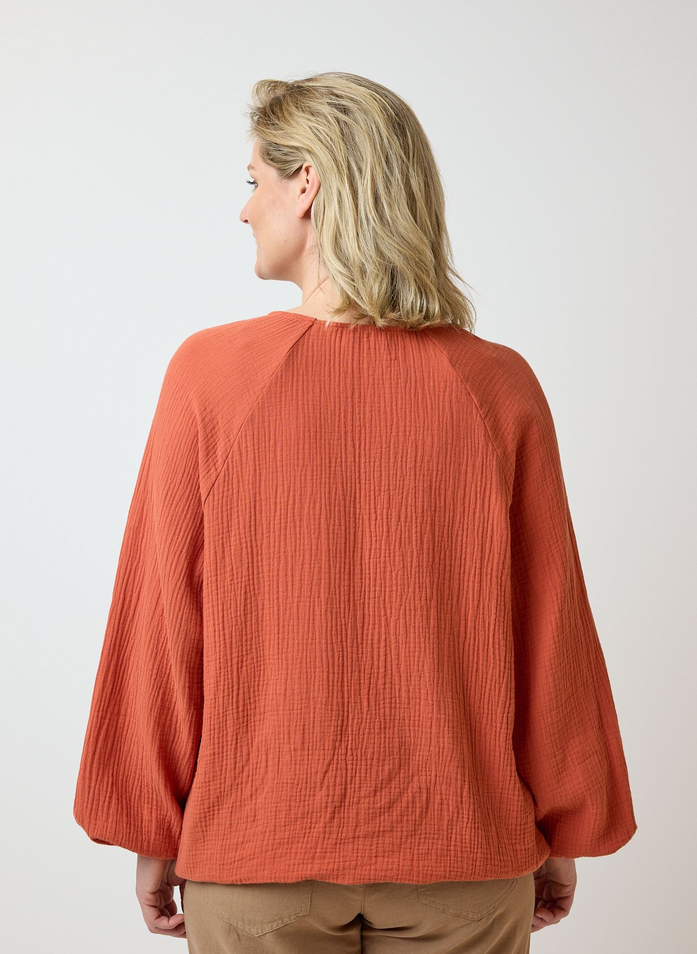 Norah Blouse terracotta terra 213431-660