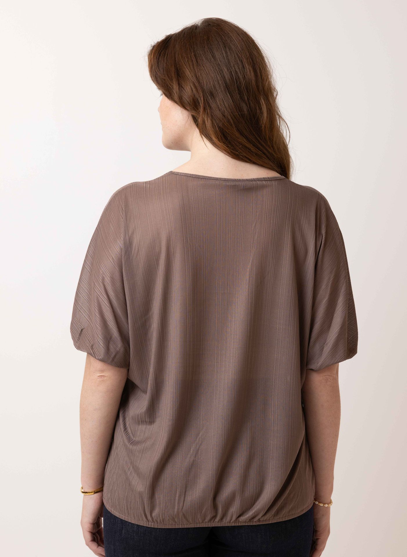 Norah Bruin shirt taupe 214115-204