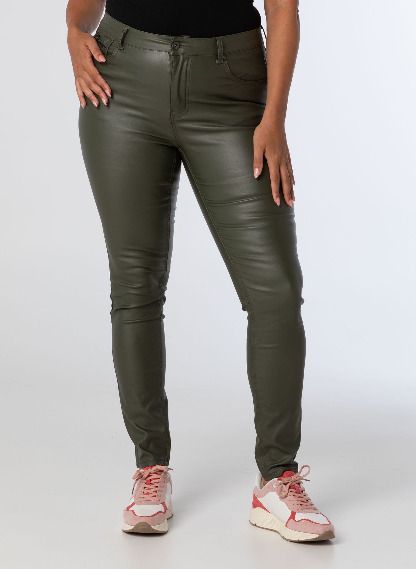 Norah Broek groen dark army 206578-580