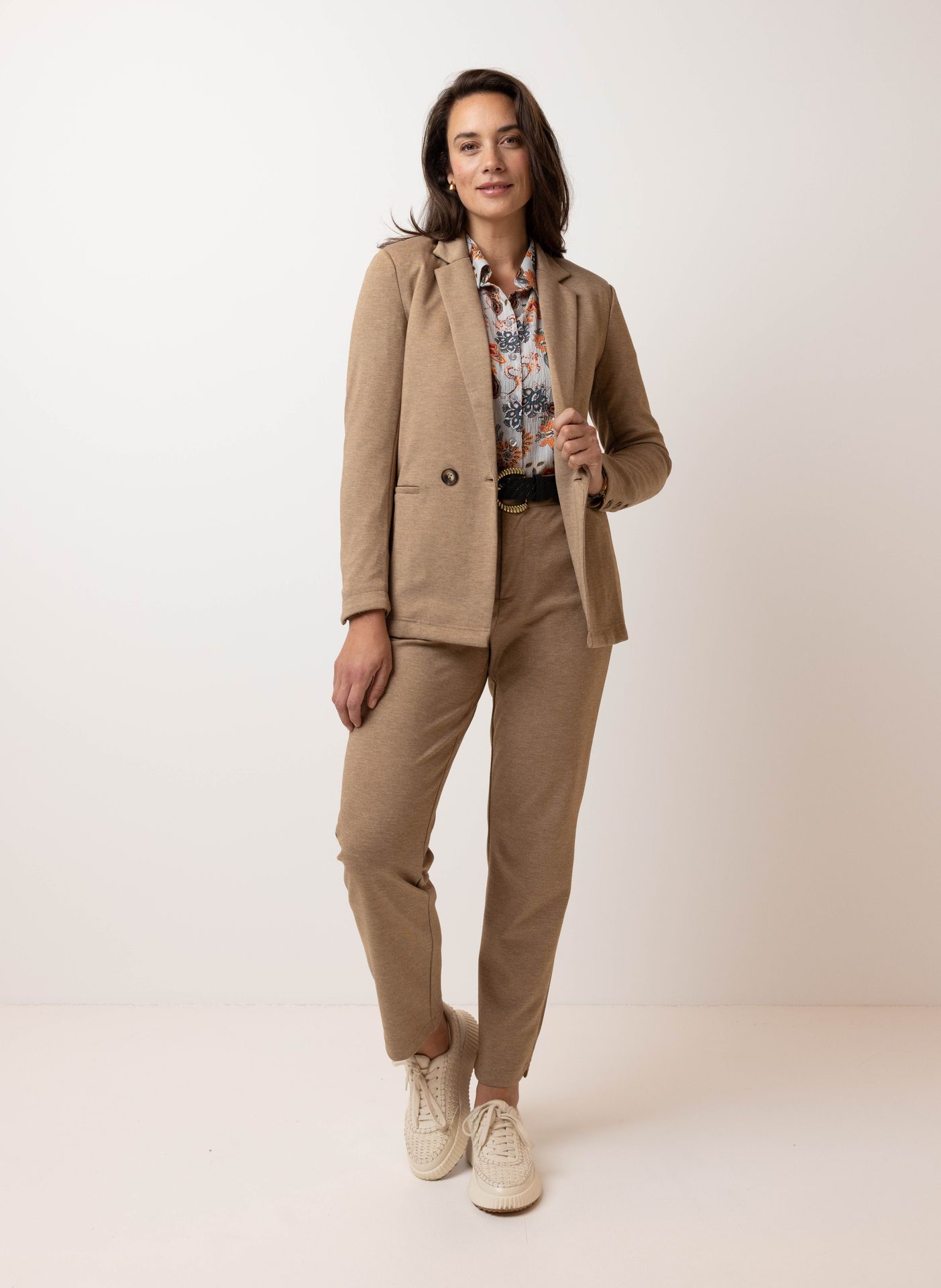 Norah Bruine blazer camel 215082-271