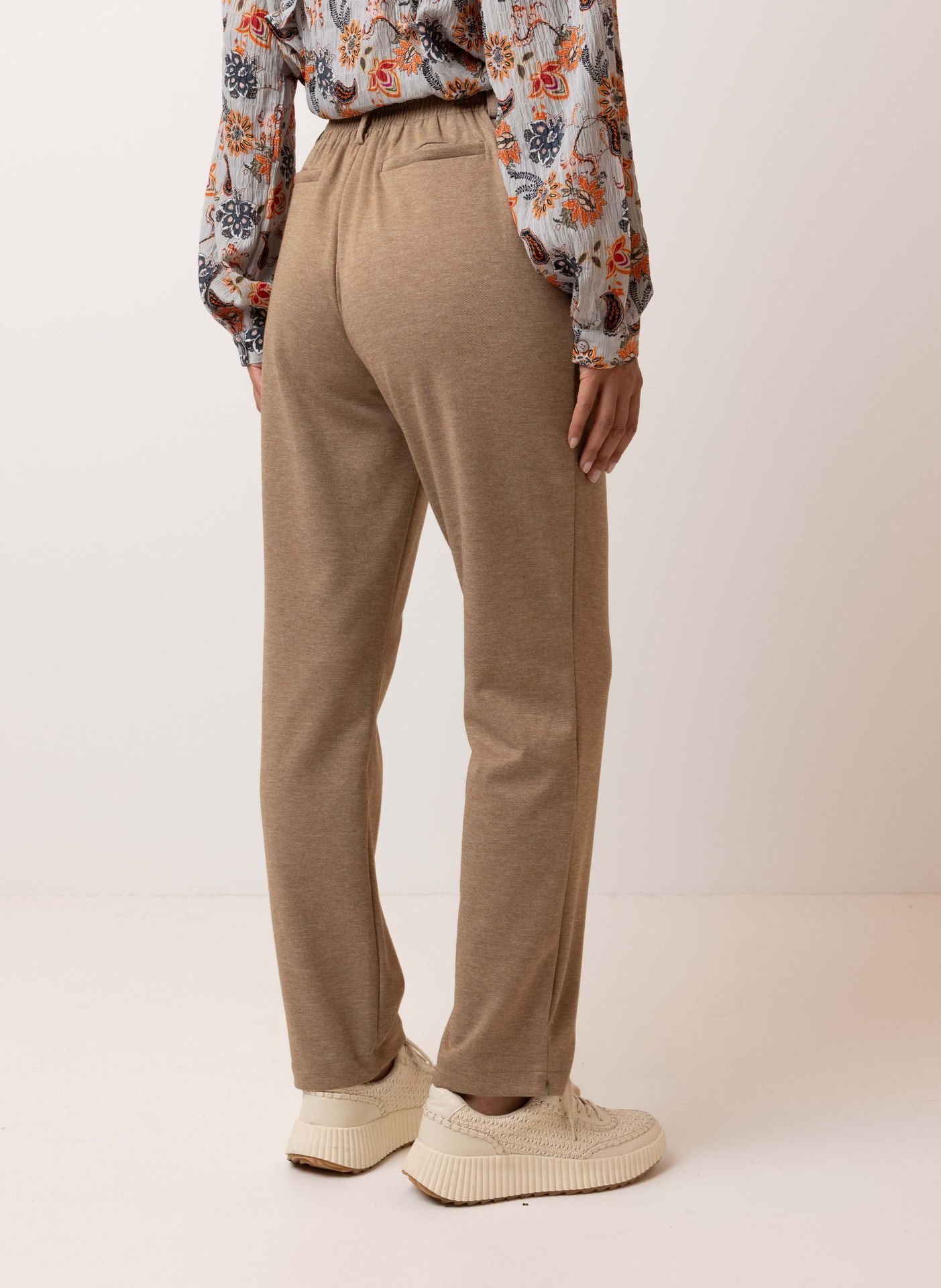 Norah Bruine pantalon camel 215083-271