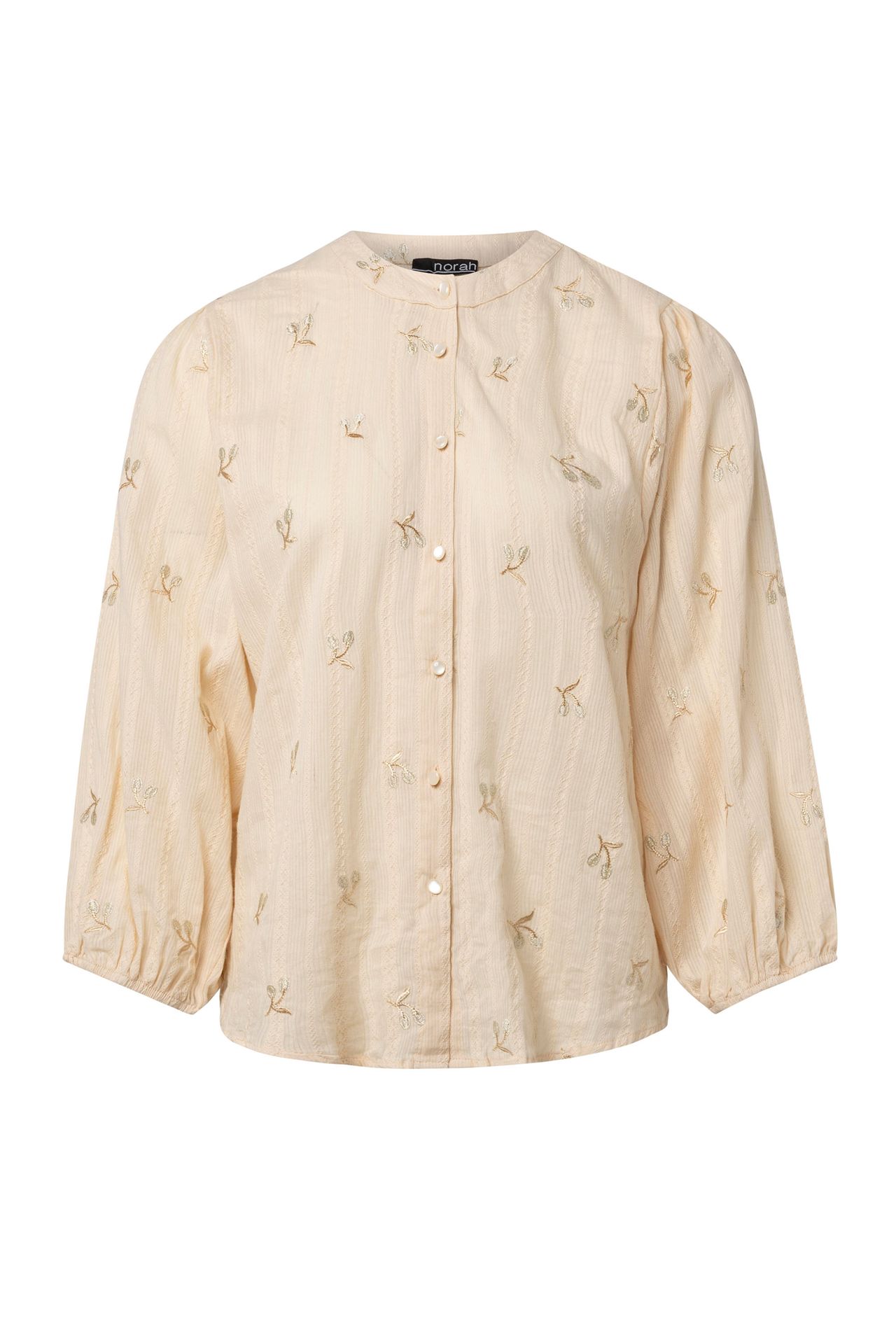 Norah Champagnekleurige blouse champagne 214479-103