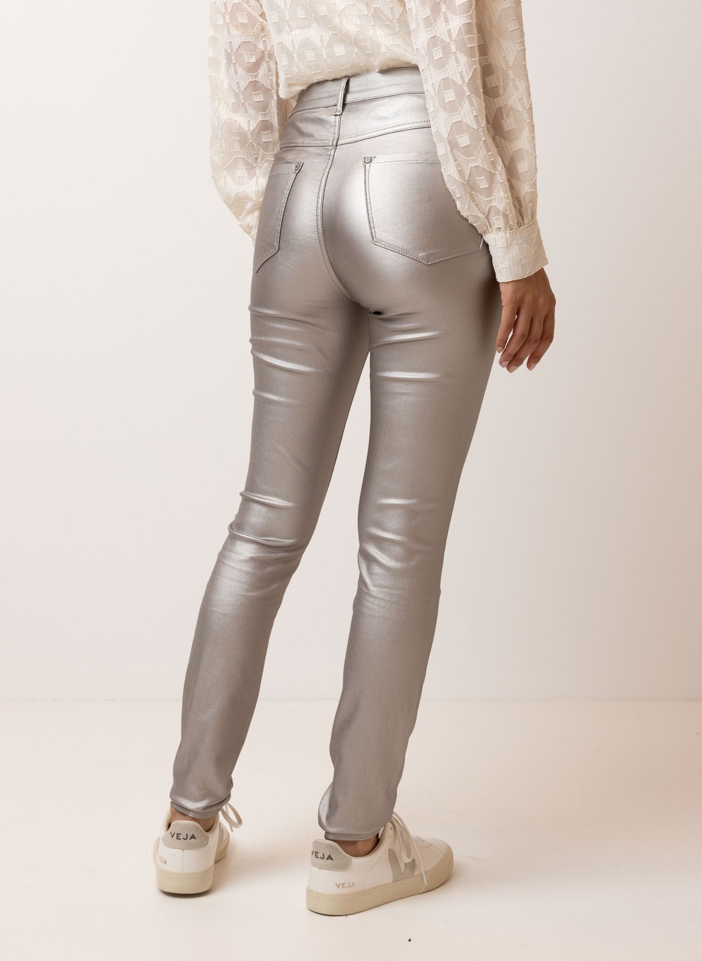 Norah Champagnekleurige broek champagne 214714-103