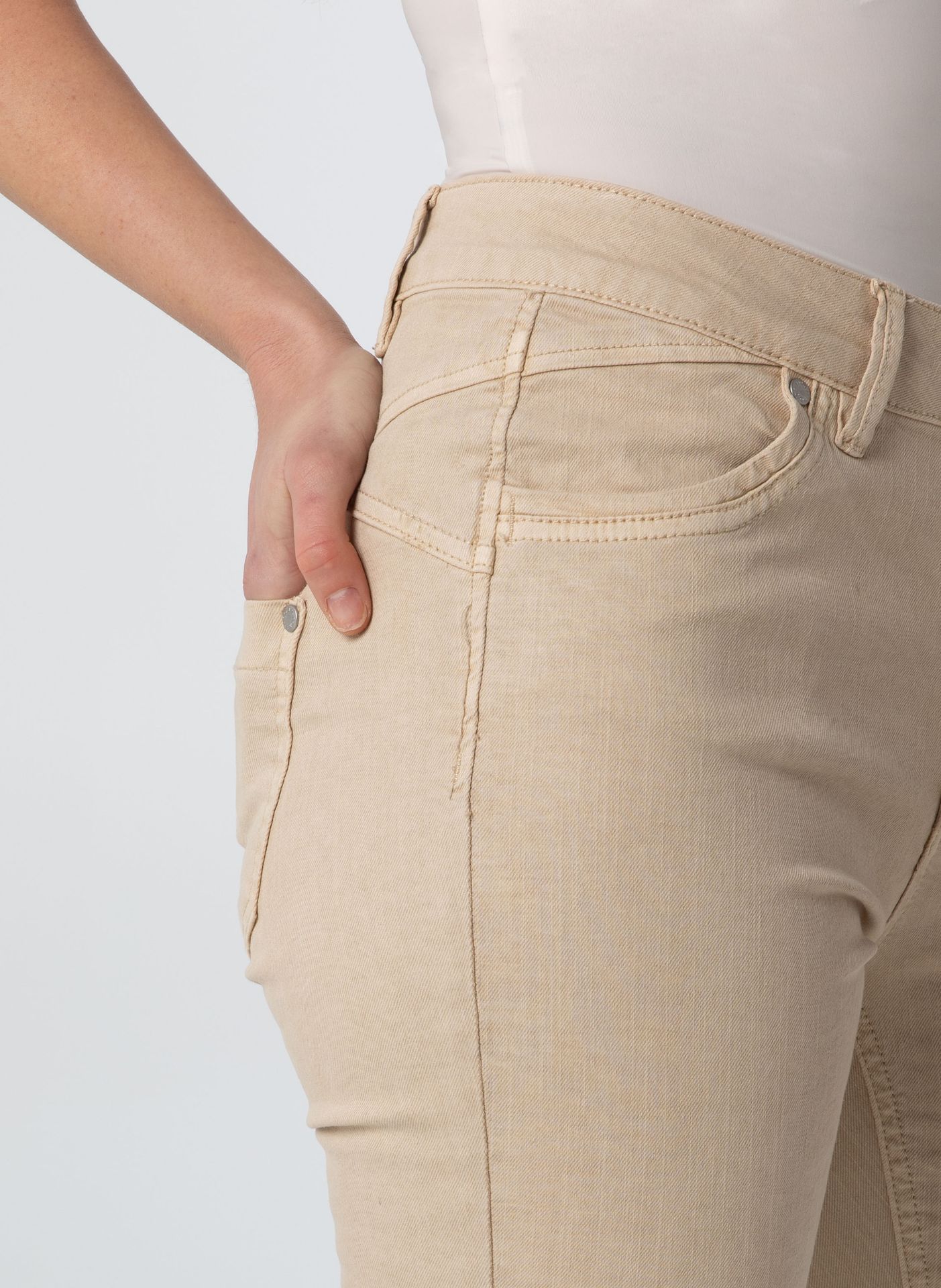 Norah Denim broek Maja beige light sand 212318-111