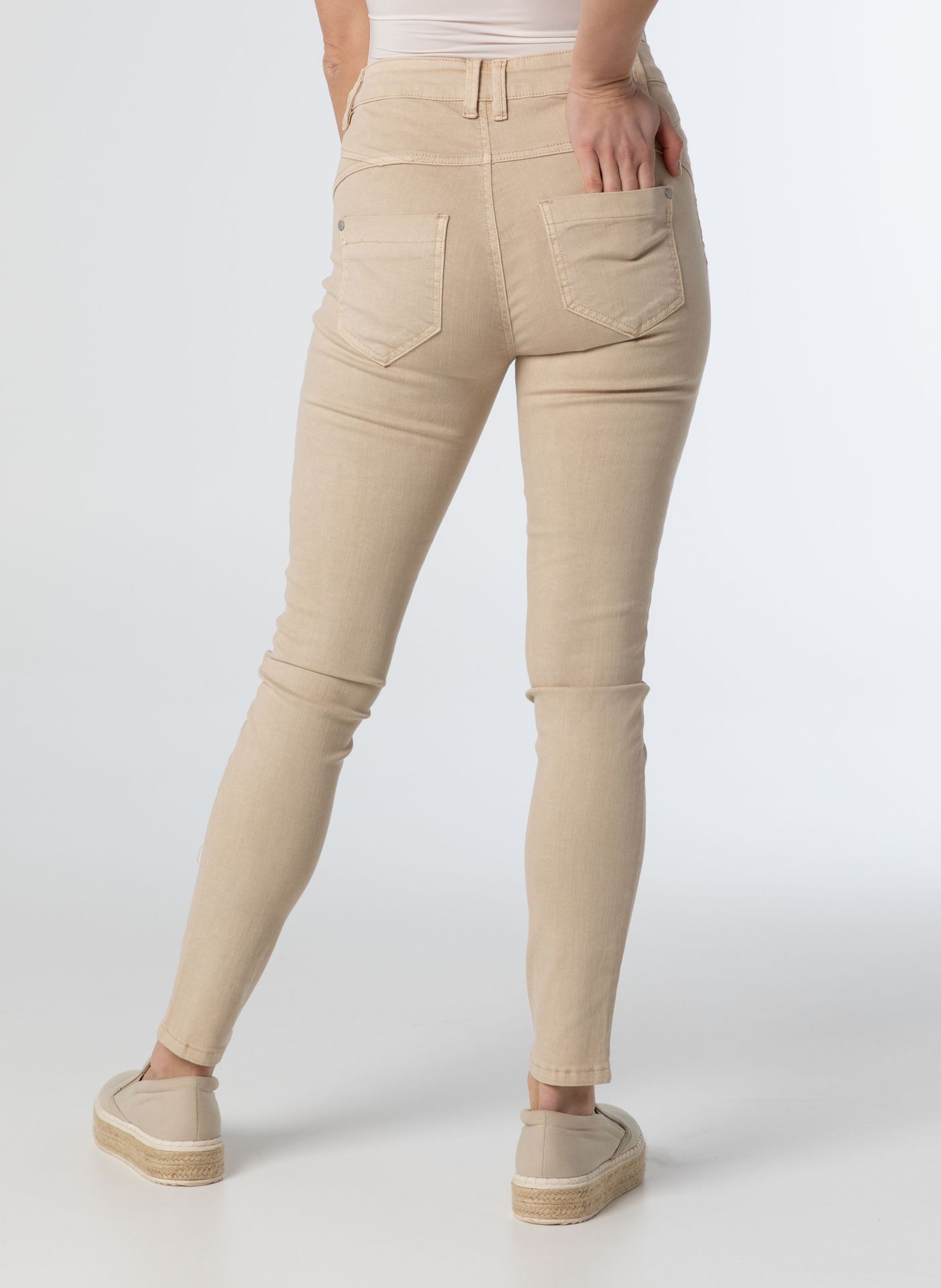 Norah Denim broek Maja beige light sand 212318-111