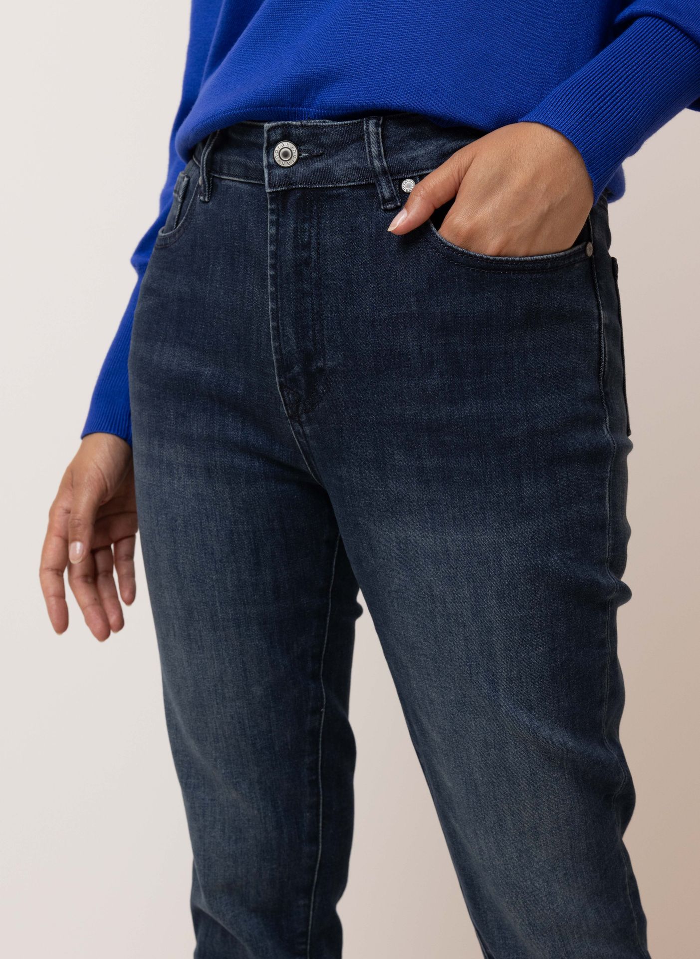 Norah Donkerblauwe denim jeans denim blue 215167-472