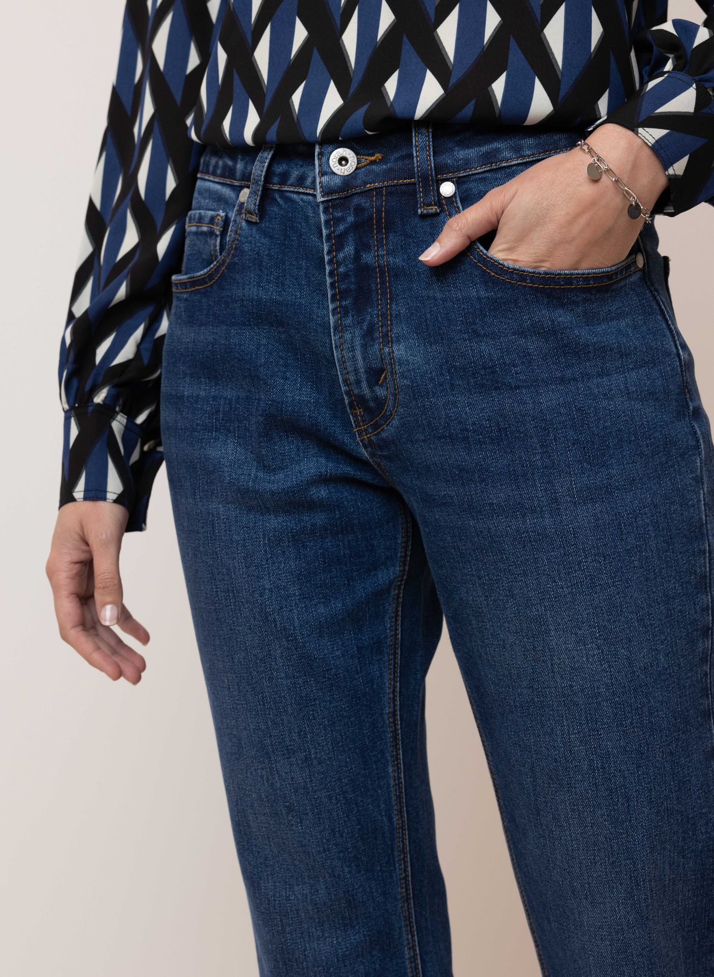 Norah Donkerblauwe denim jeans denim blue 215561-472