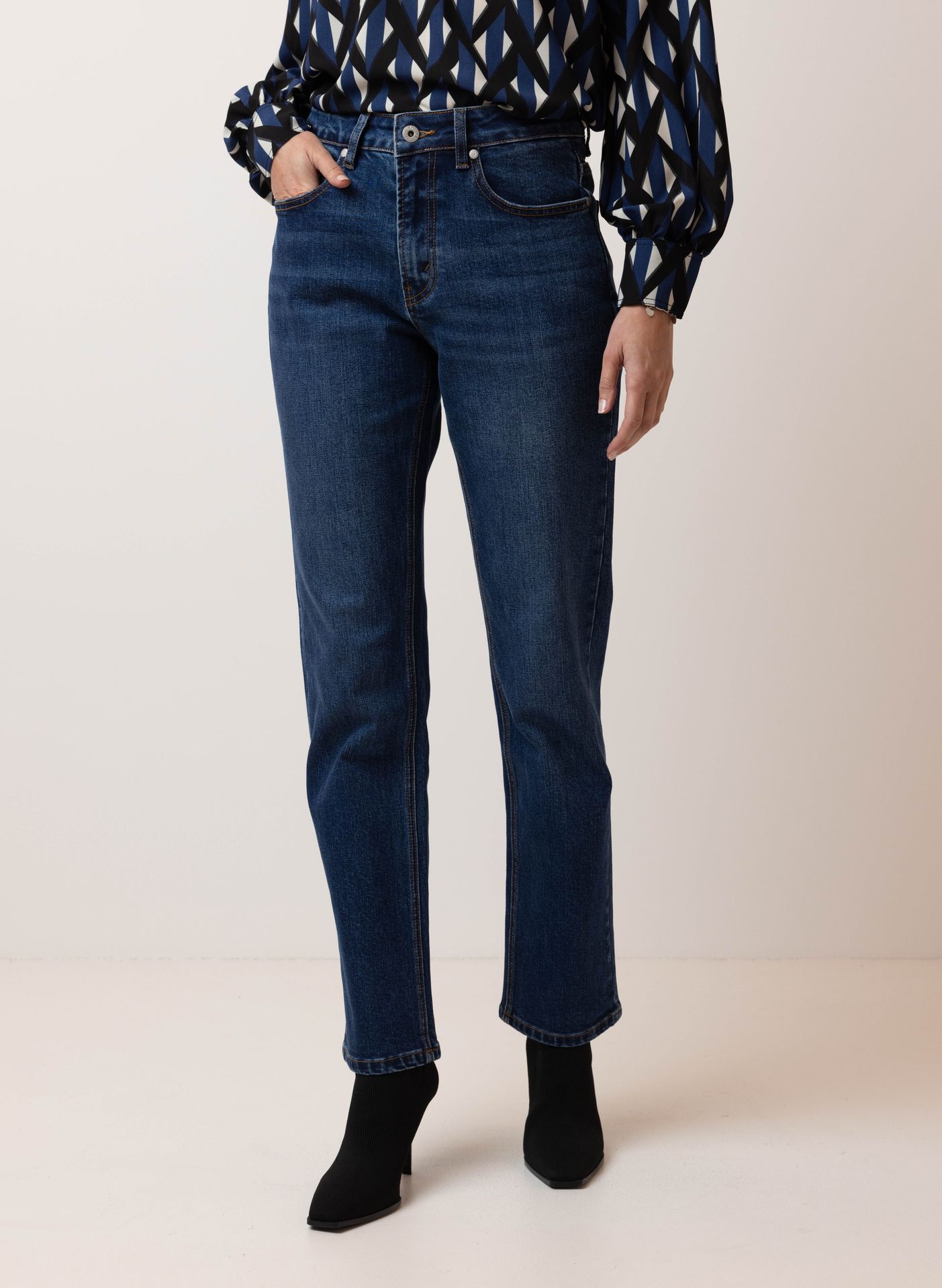 Norah Donkerblauwe denim jeans denim blue 215561-472