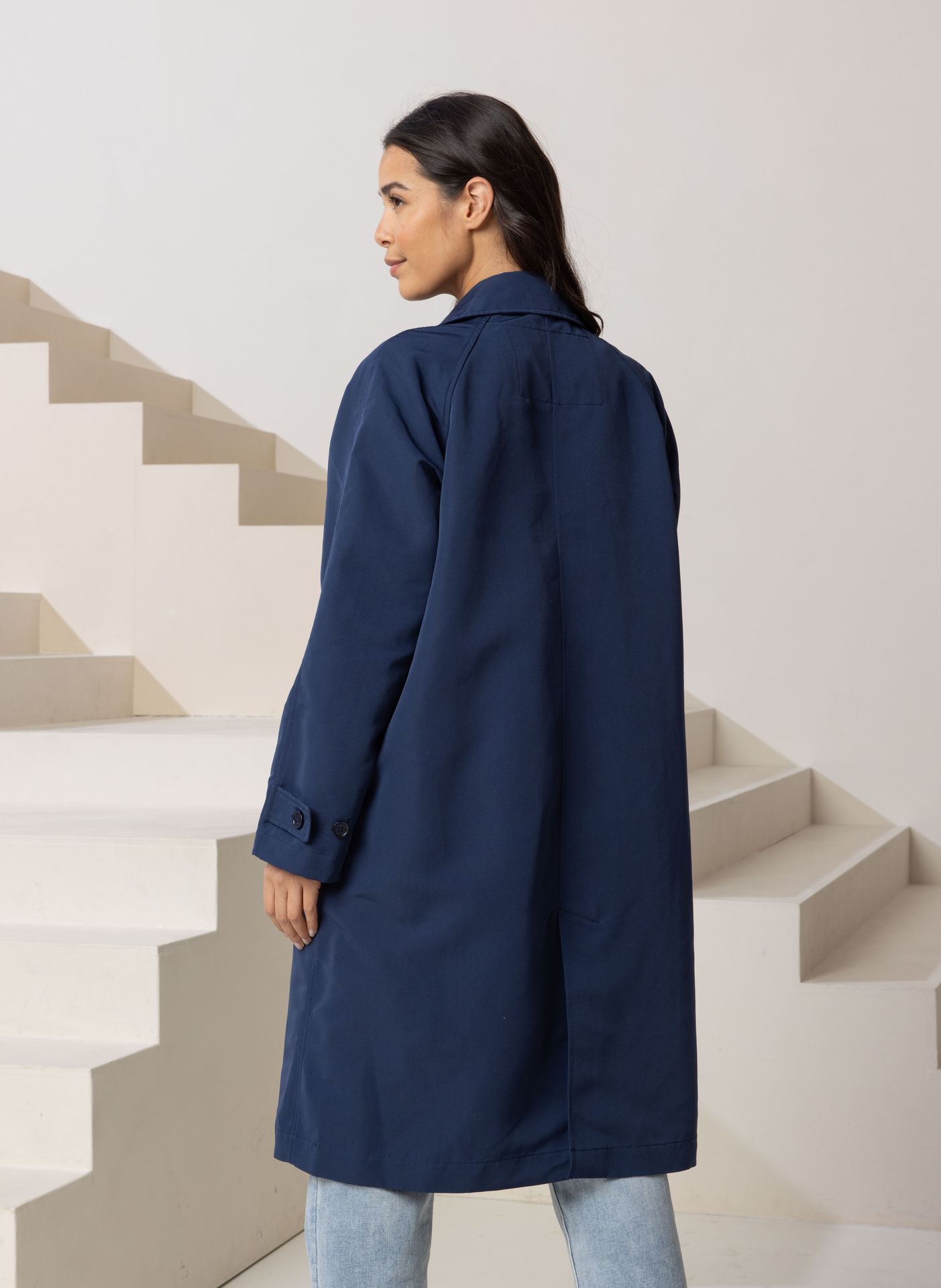 Norah Donkerblauwe jas blue 213420-400