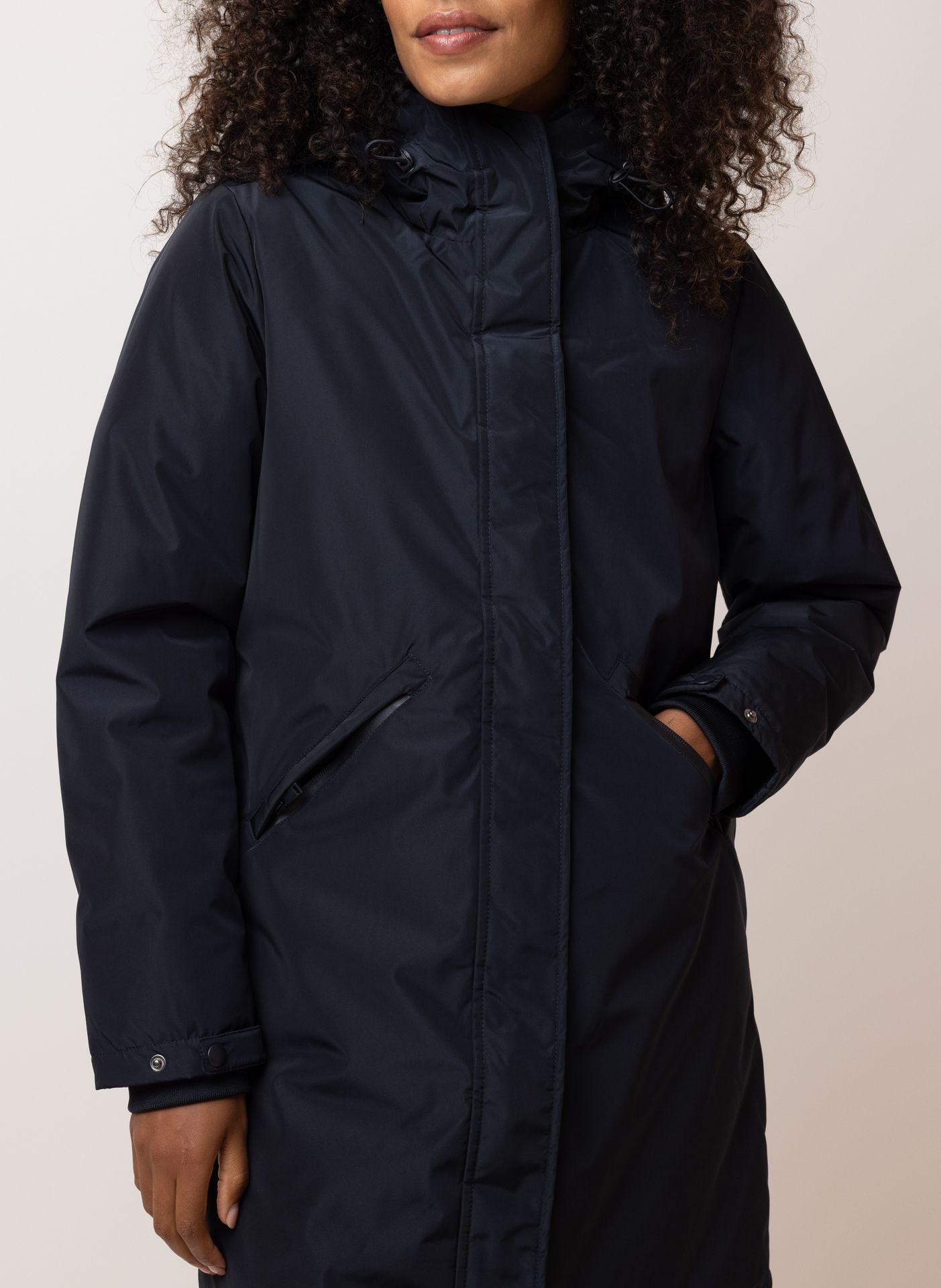 Norah Donkerblauwe jas navy 214587-492