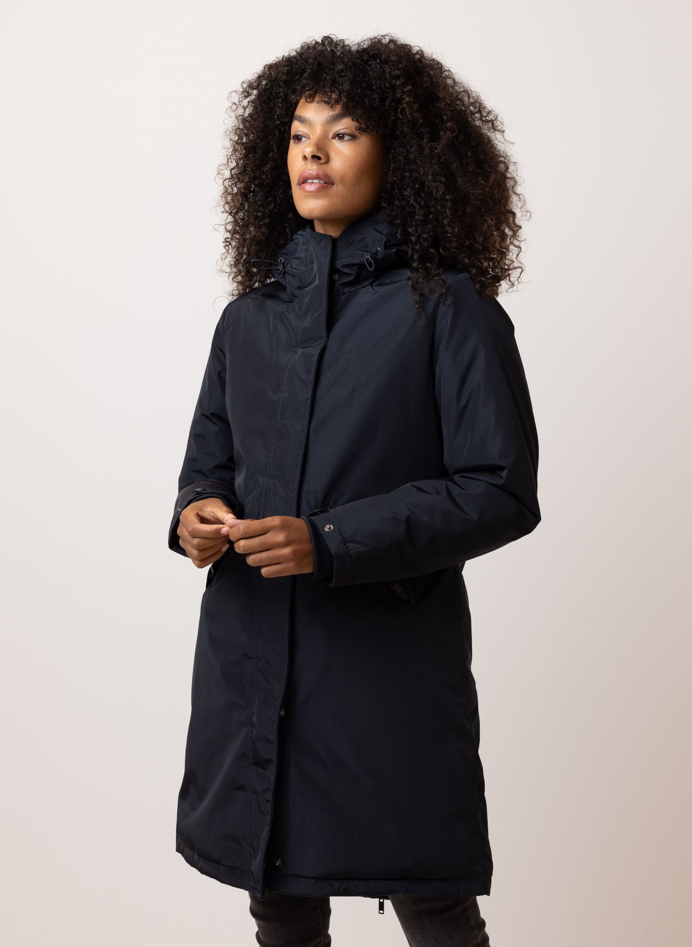 Norah Donkerblauwe jas navy 214587-492