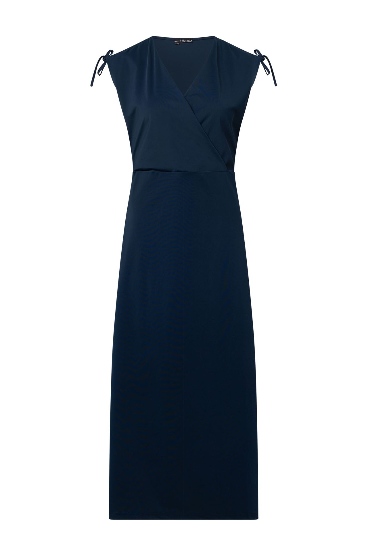 Norah Donkerblauwe maxi jurk travelstof dark blue 213473-499