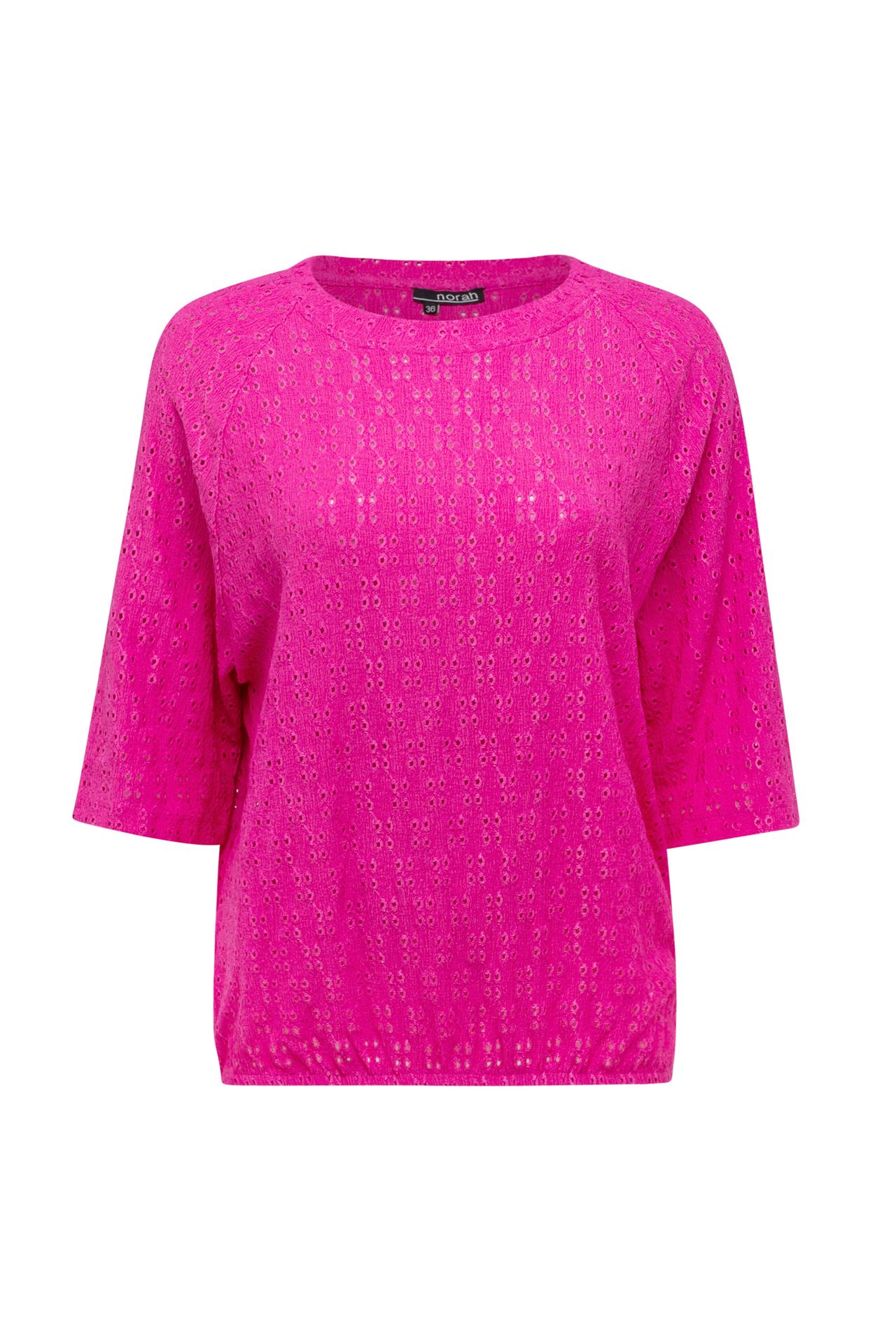 Norah Fuchsia shirt embroidery geranium 213617-664