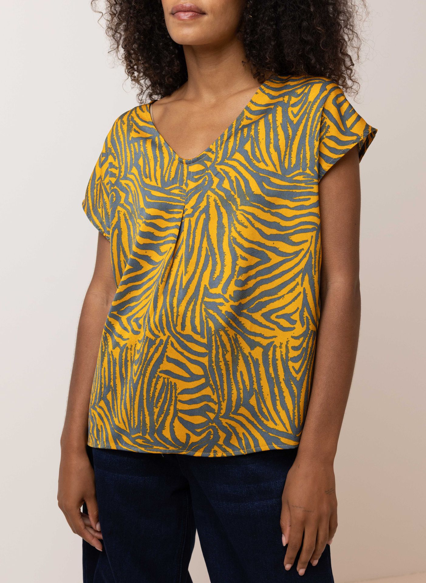 Norah Gele blouse yellow/blue 214375-334