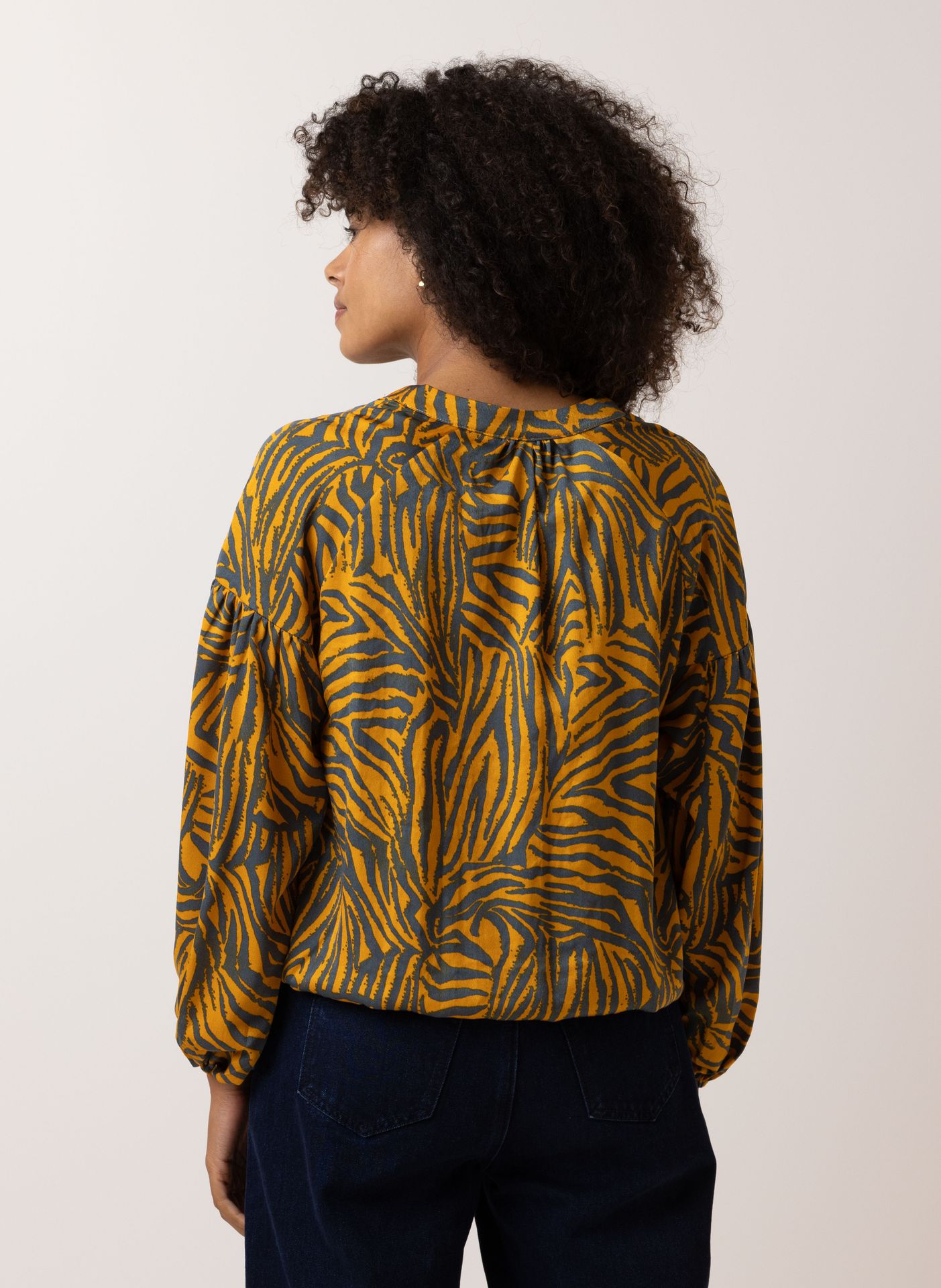 Norah Gele blouse yellow/blue 214656-334