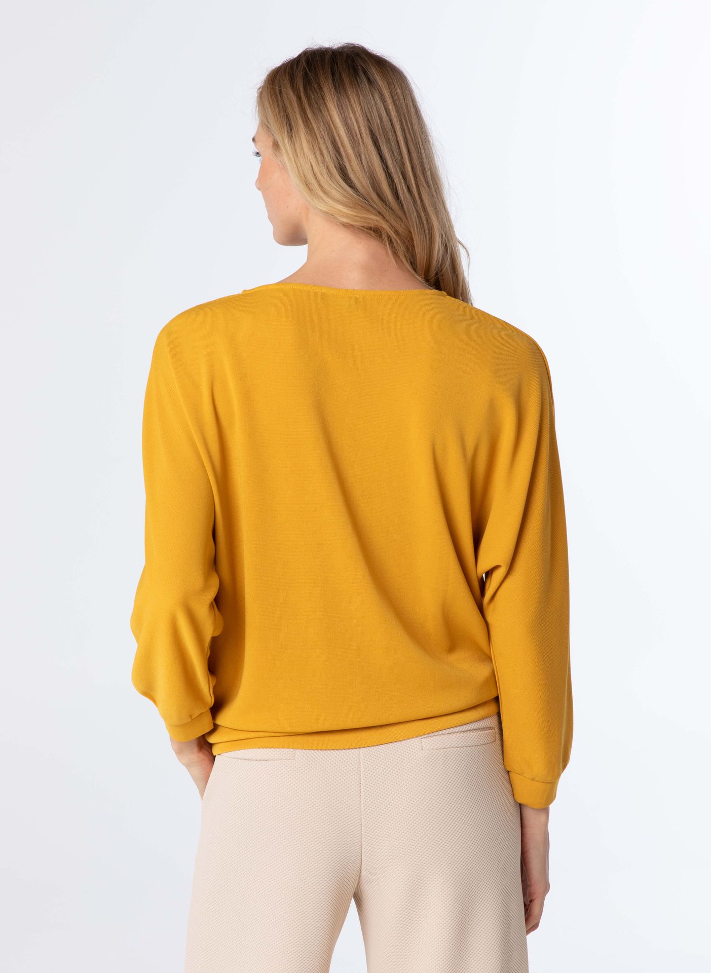 Norah Gele trui met lange mouwen mango 213503-304