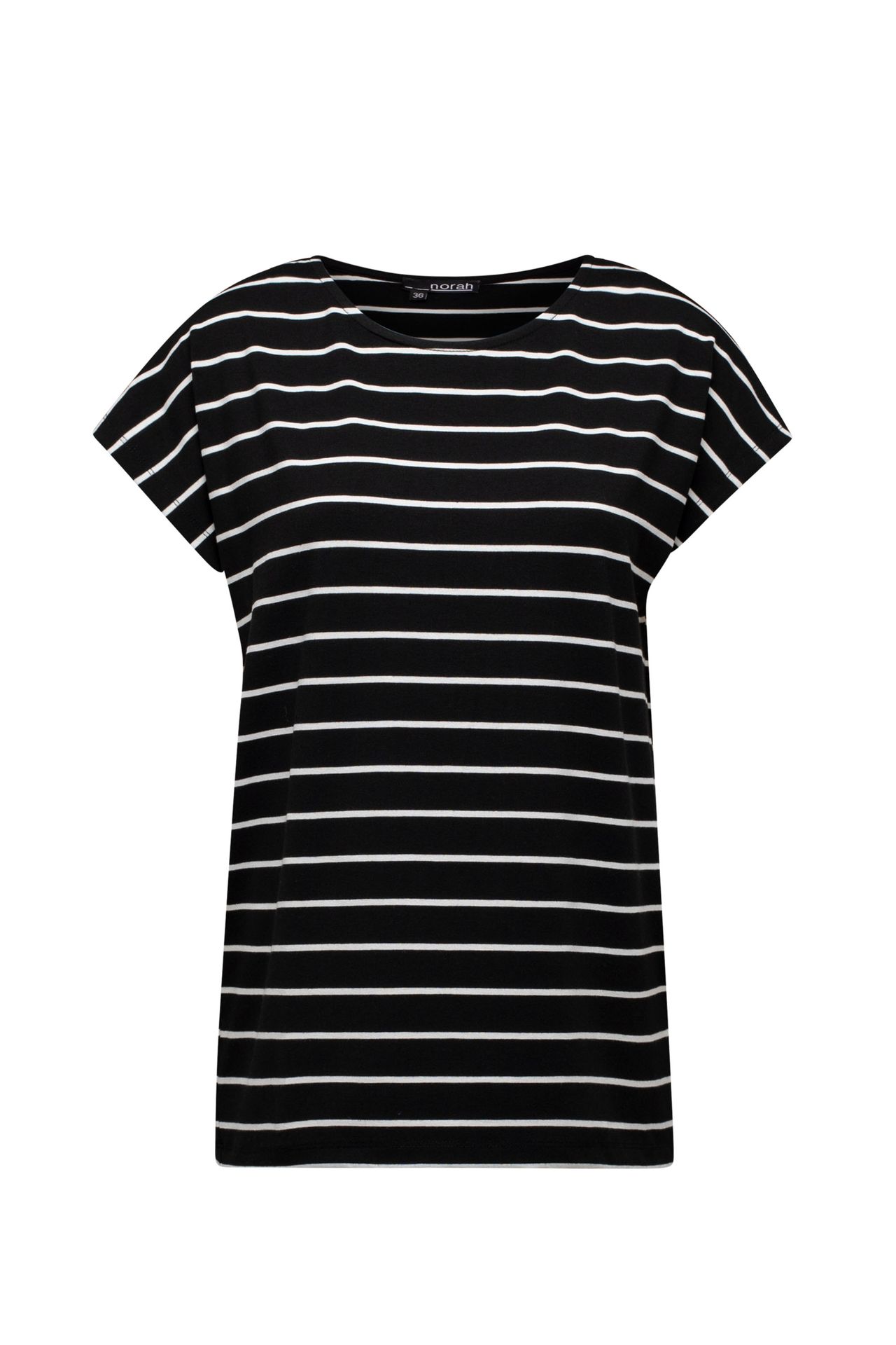 Norah Gestreept shirt black/white 213384-031