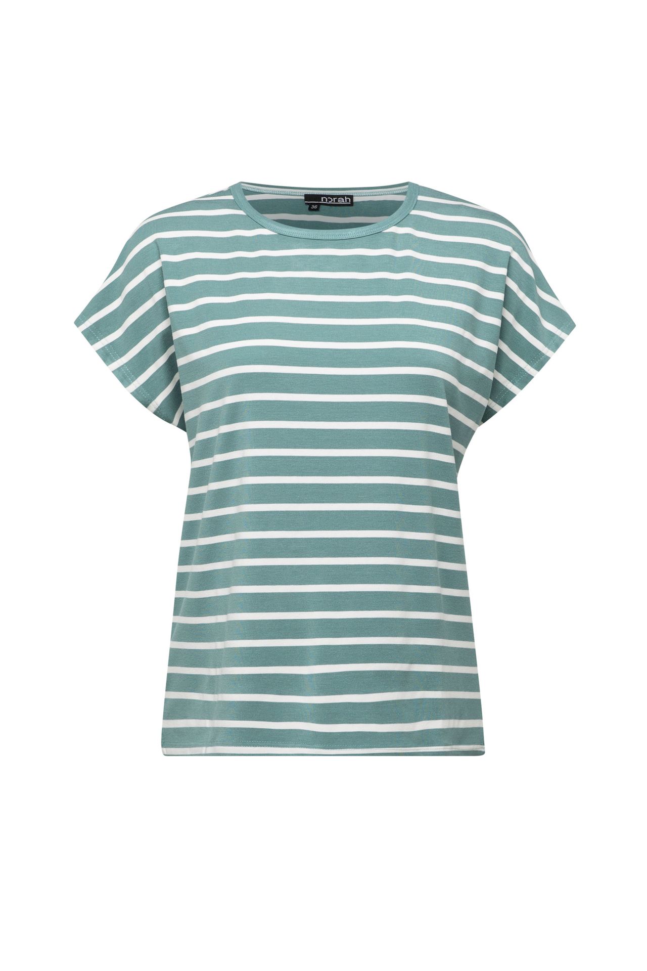 Norah Gestreept shirt groen green/white 213823-531