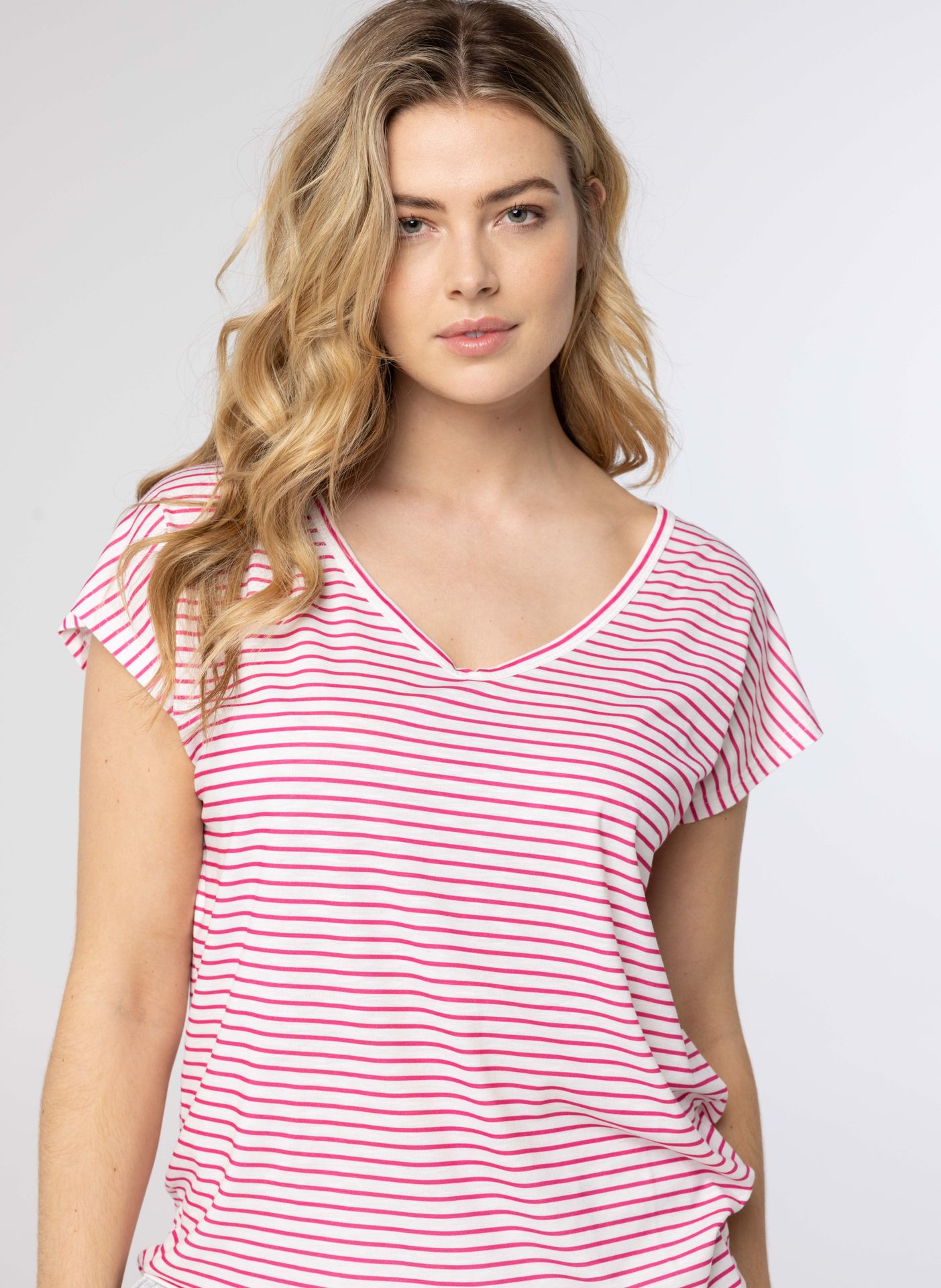 Norah Gestreept shirt pink/white 213429-931