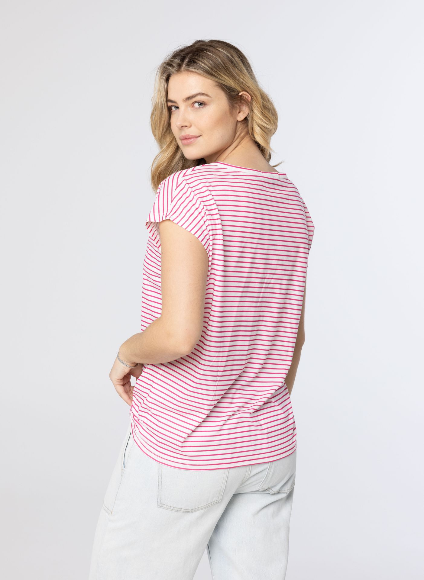 Norah Gestreept shirt pink/white 213429-931