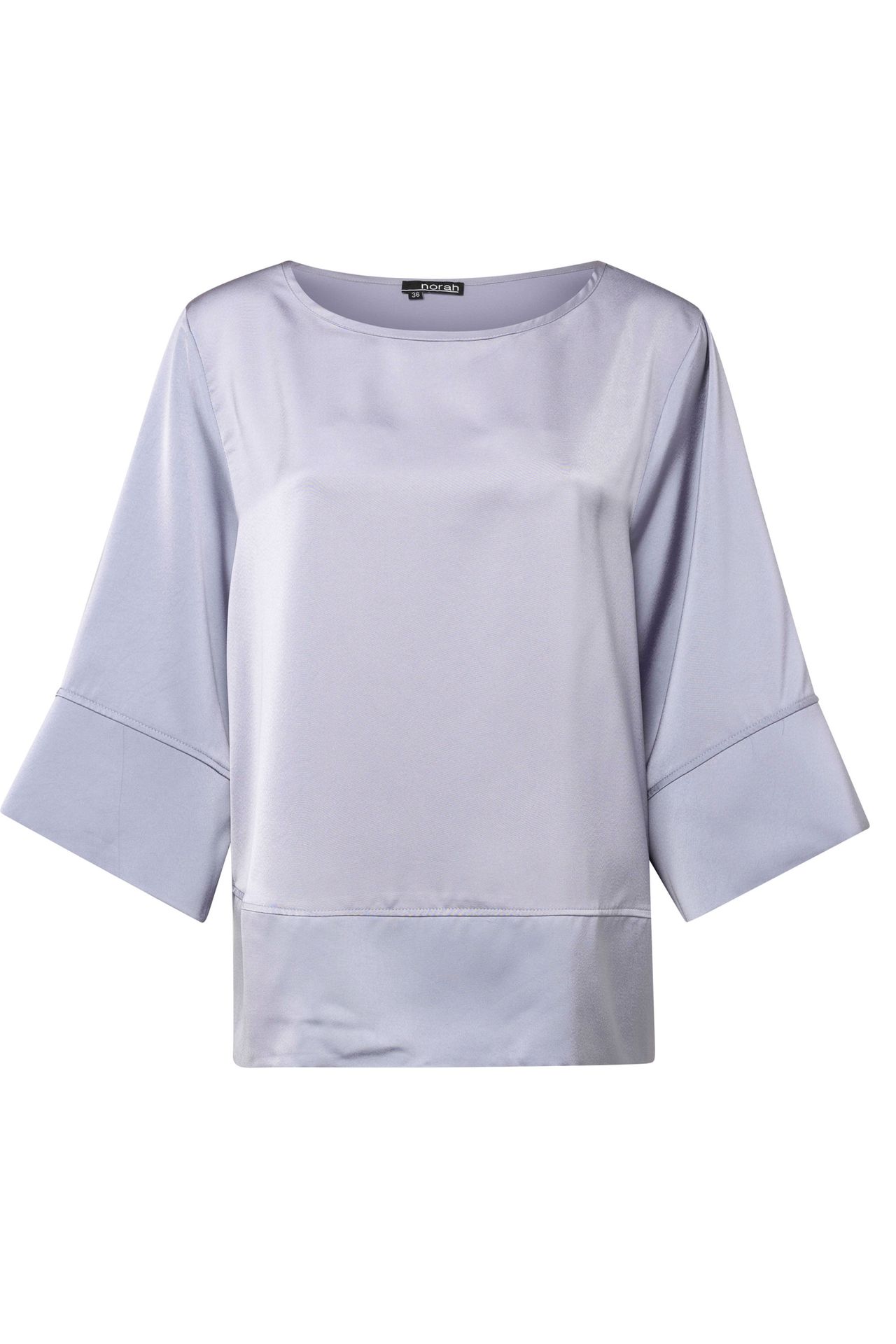 Norah Glanzende blouse grey/blue 214154-074