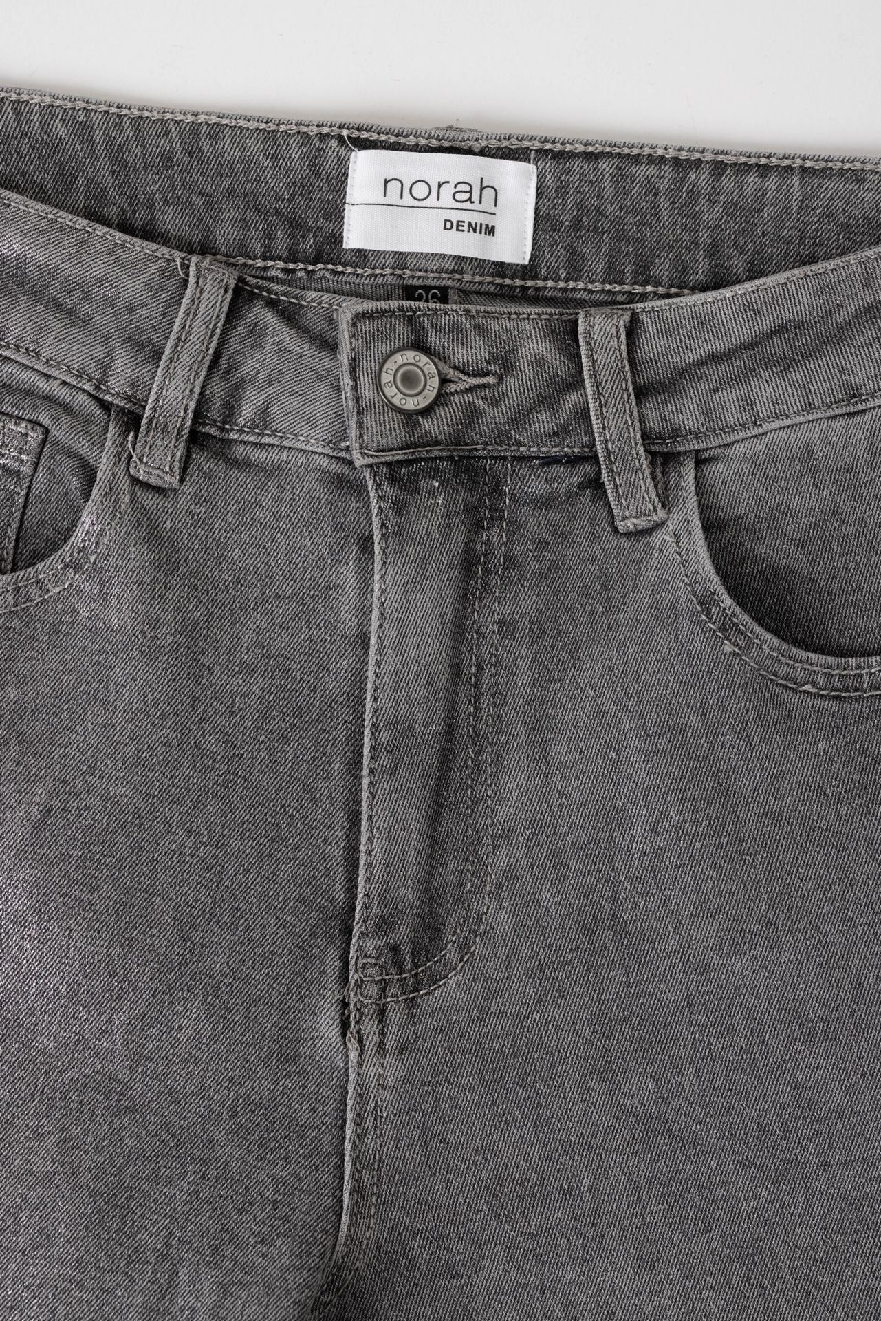 Norah Glanzende grijze denim silver 215299-099