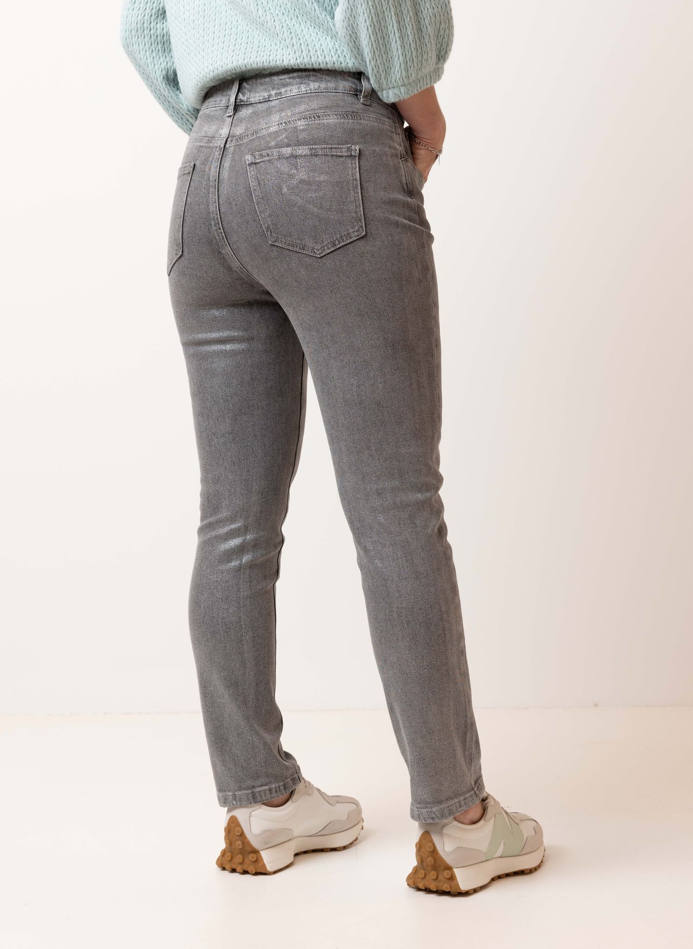 Norah Glanzende grijze denim silver 215299-099