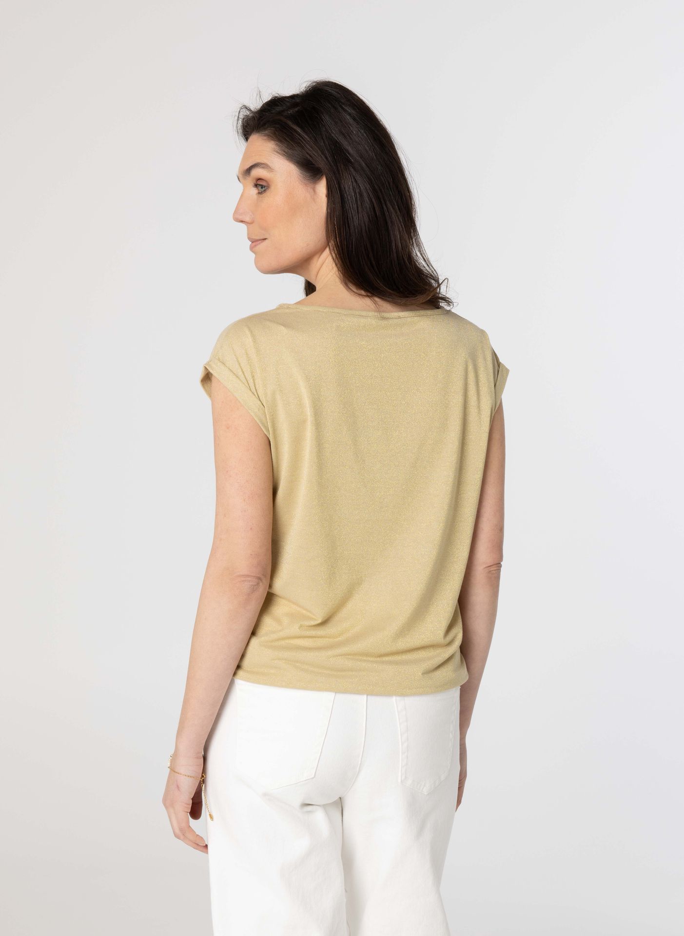 Norah Goud shirt sand 210052-110