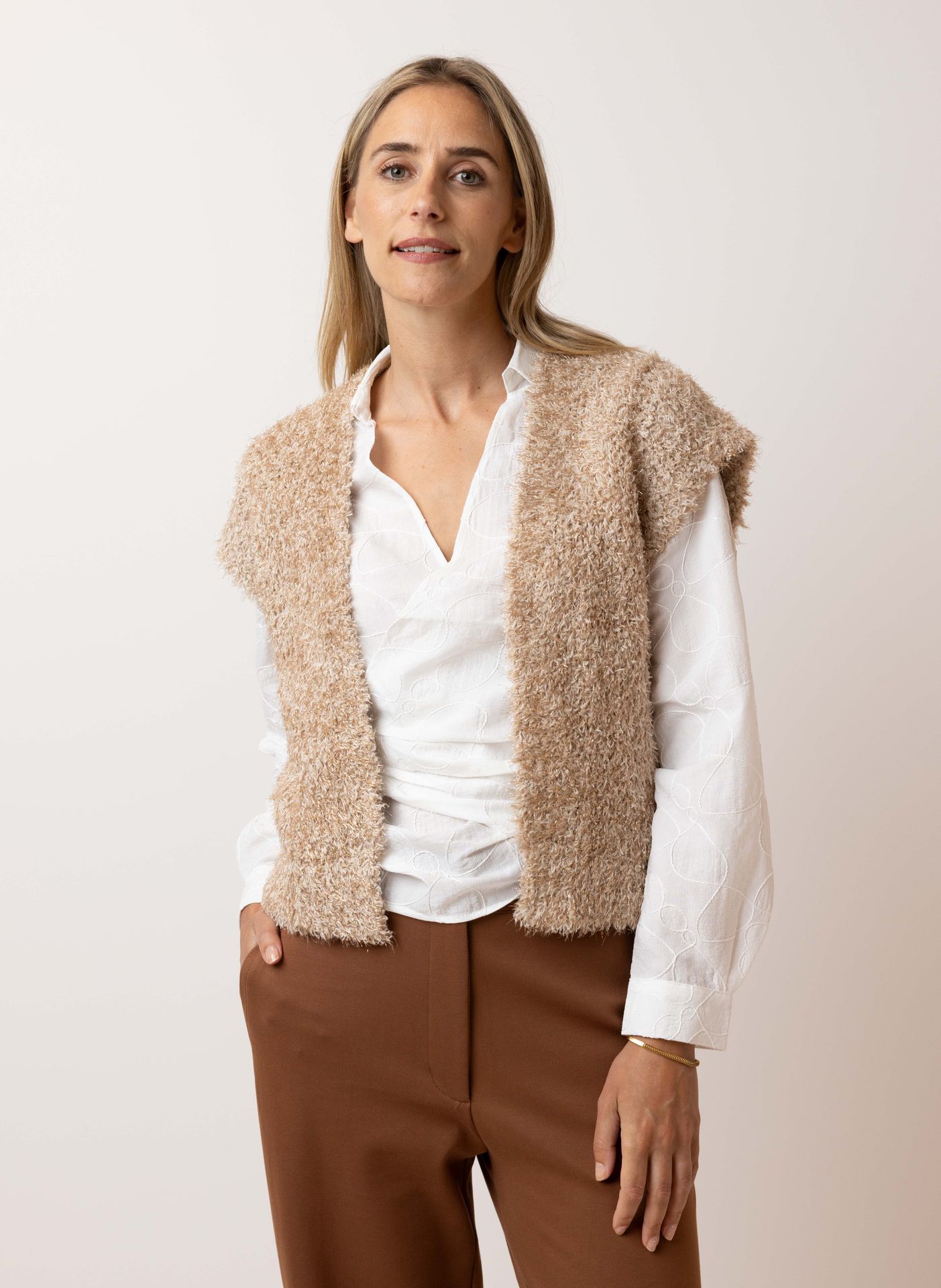 Norah Gouden gilet gold 215060-199