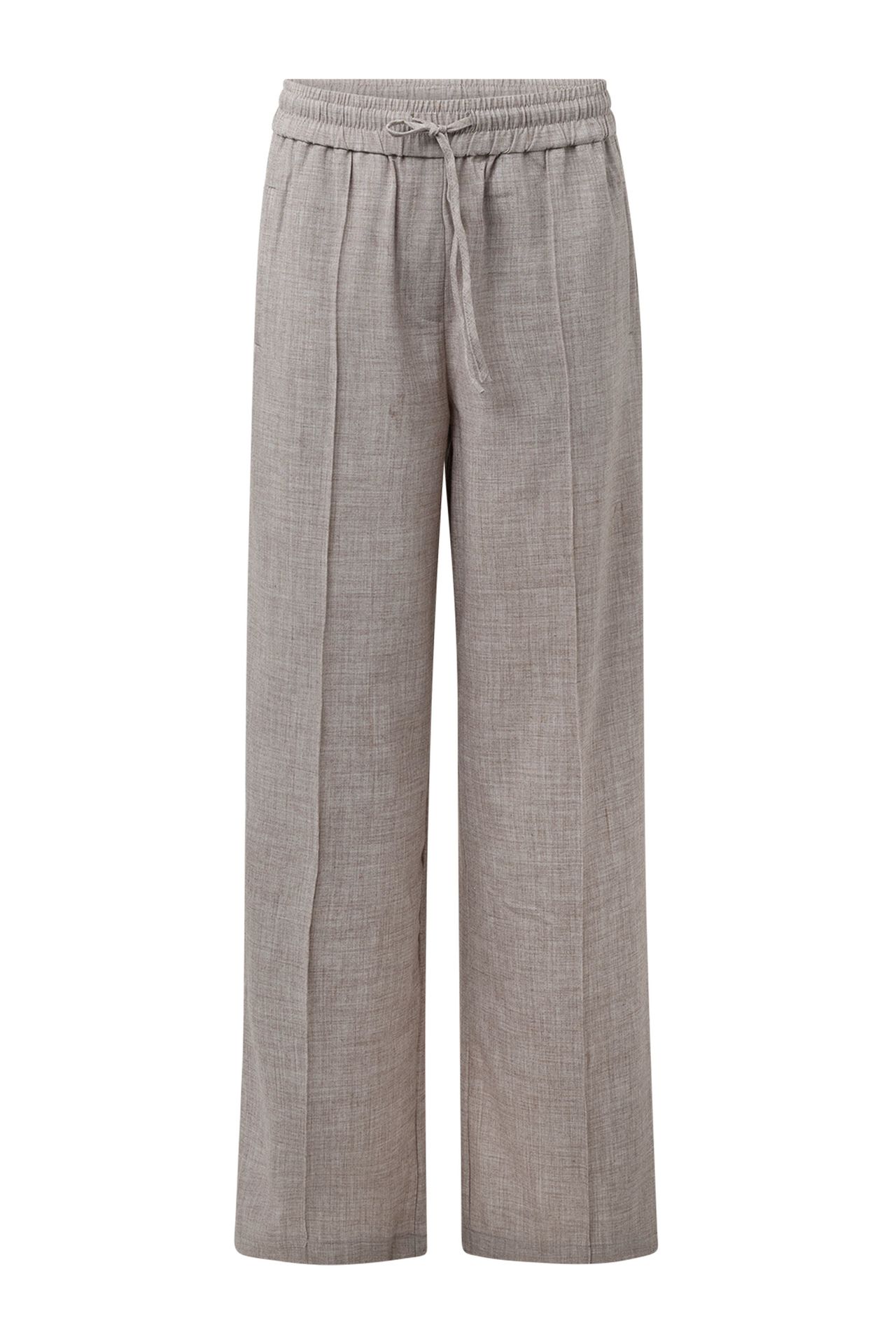 Norah Lichtbruine pantalon Brown/Ecru 214550-241