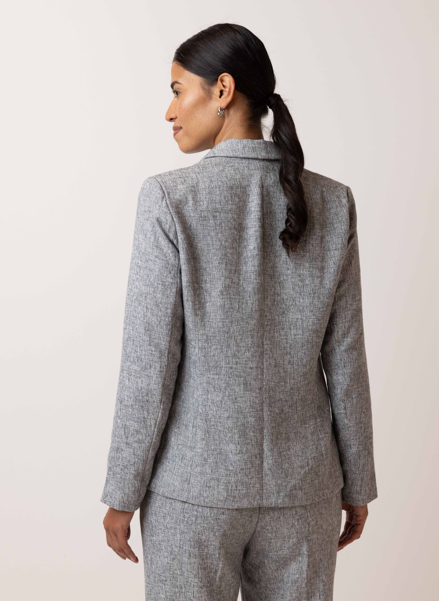 Norah Grijze blazer grey 215302-045