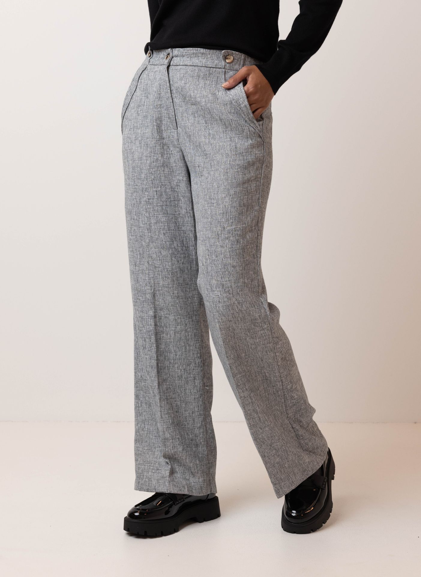 Norah Grijze pantalon grey 215338-045