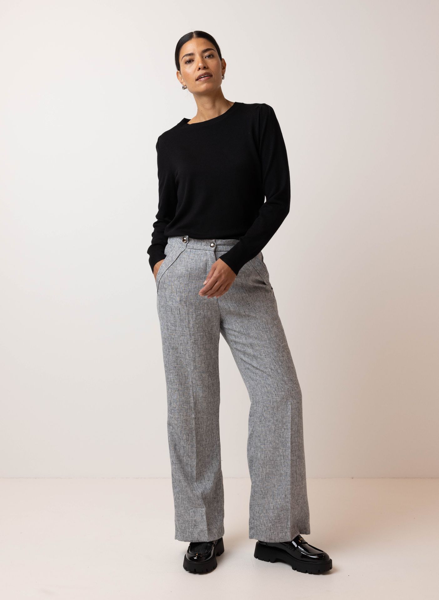 Norah Grijze pantalon grey 215338-045