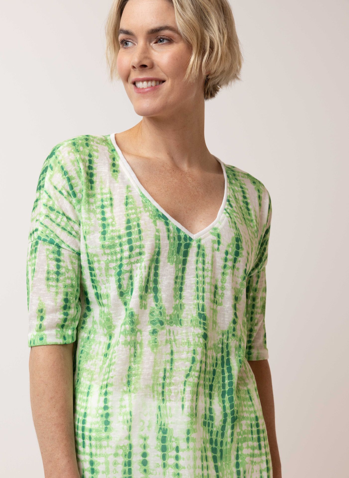 Norah Groen shirt green/white 214467-531