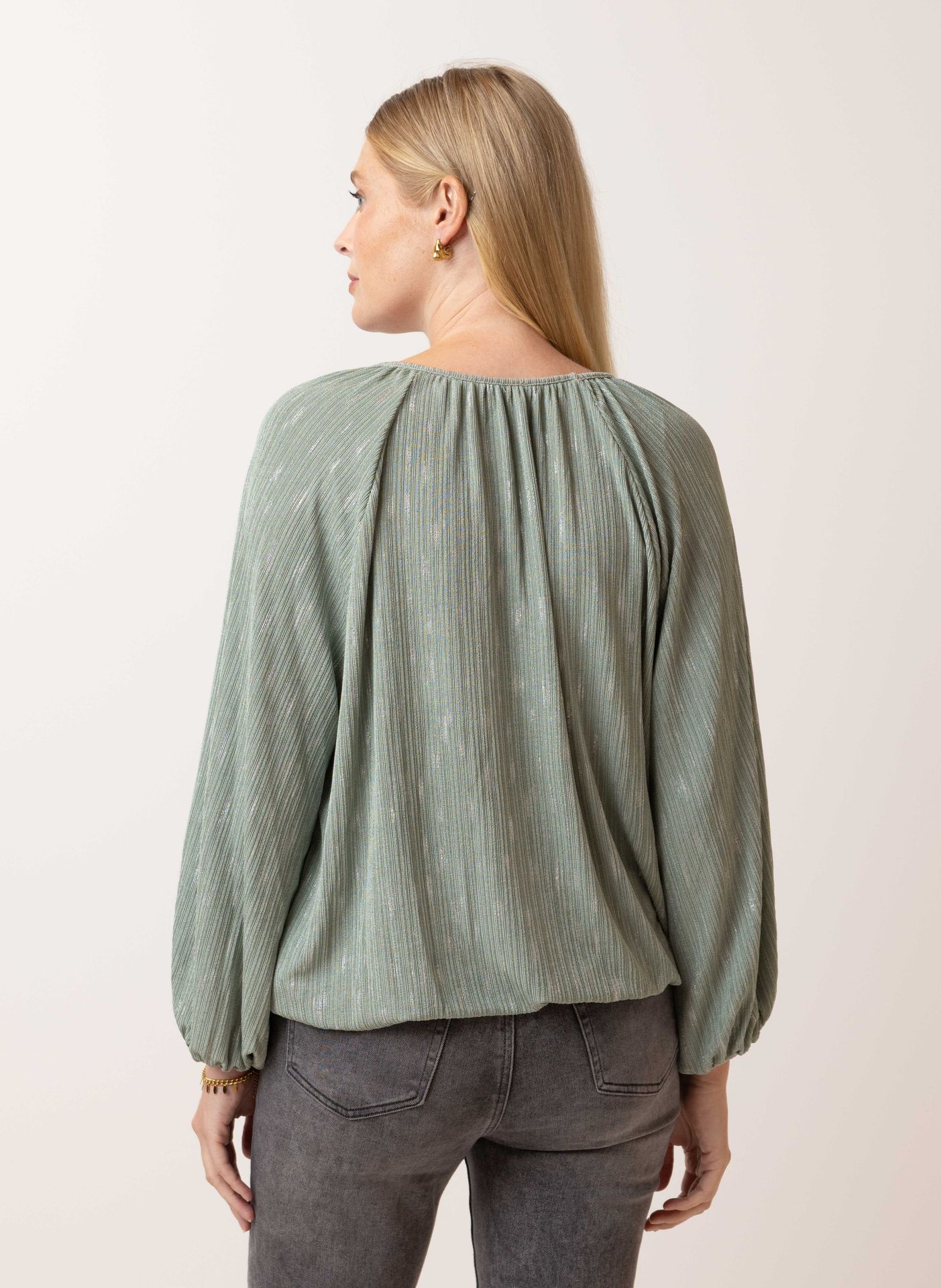 Norah Groen shirt grey green 214458-053