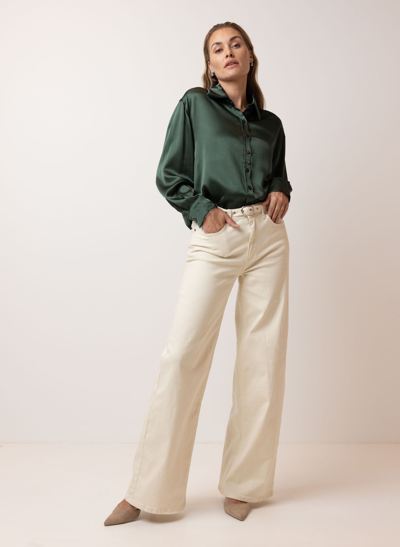 Norah Groene blouse green 213940-500