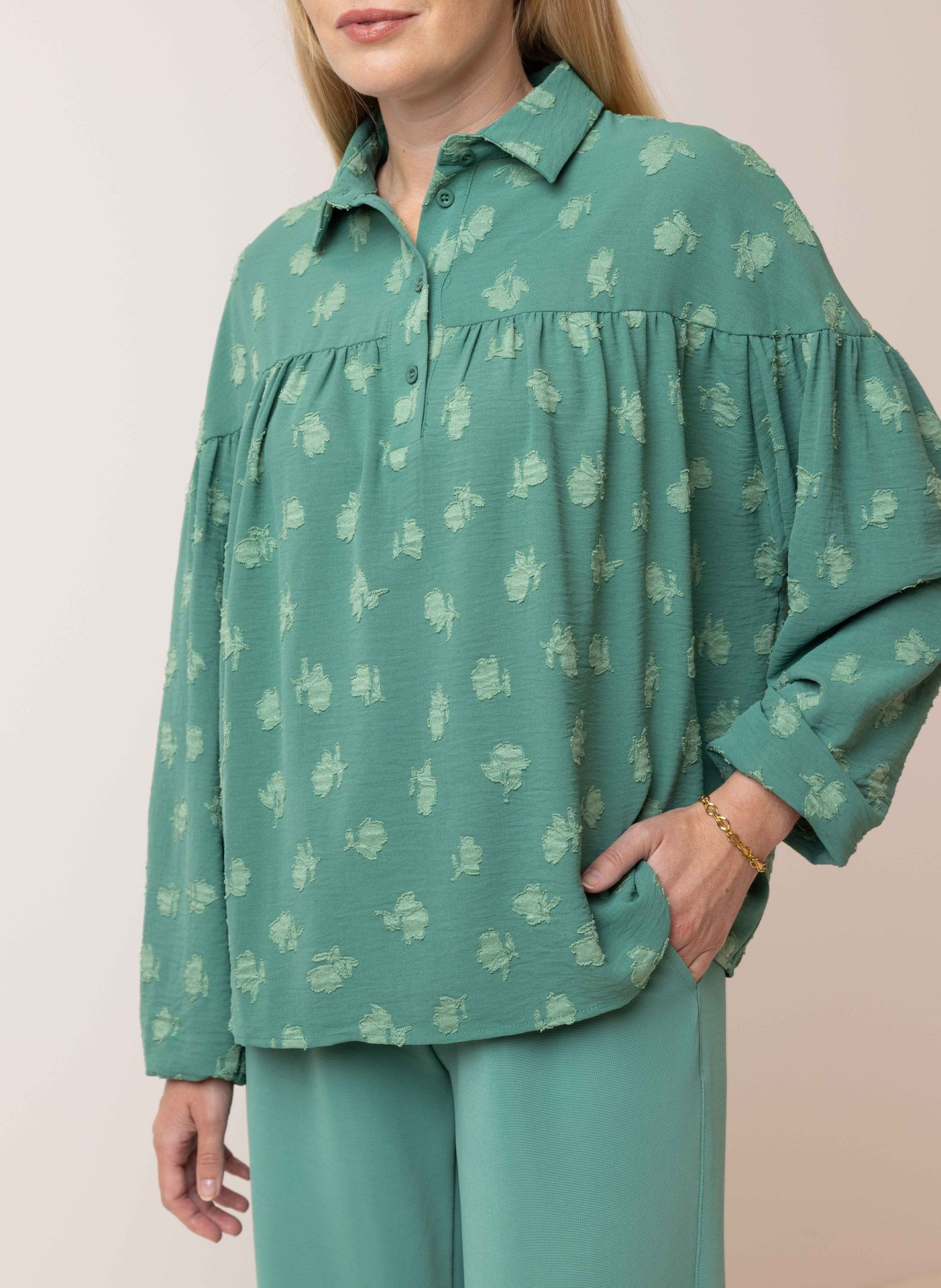 Norah Groene blouse green 214261-500