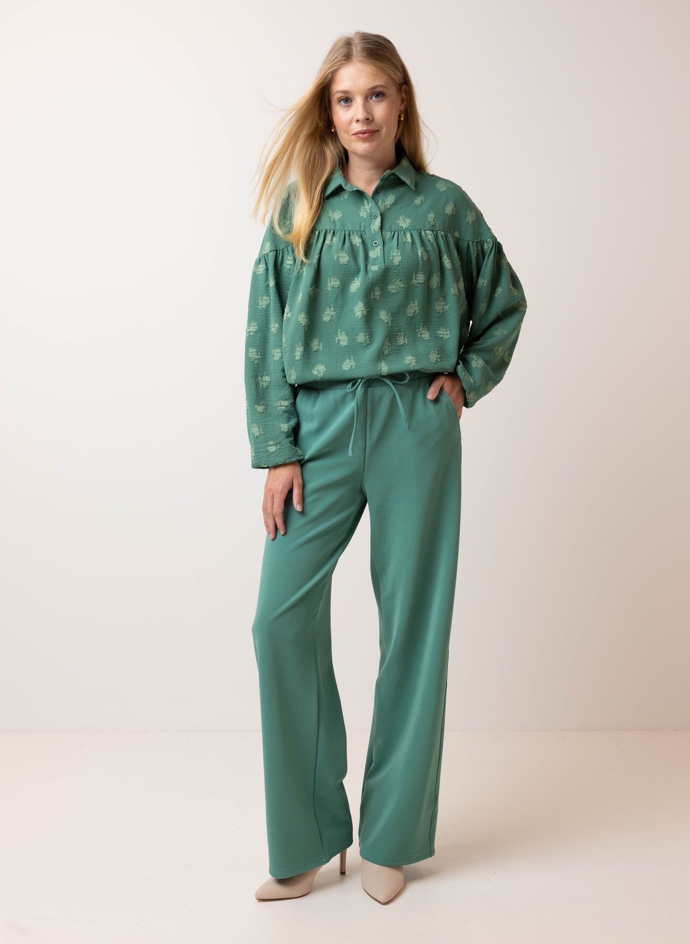 Norah Groene blouse green 214261-500