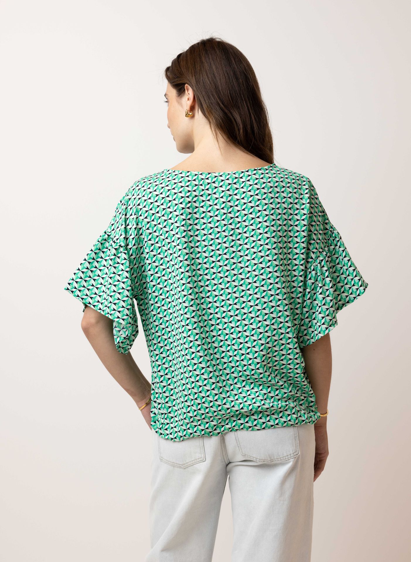 Norah Groene blouse green multicolor 213738-520