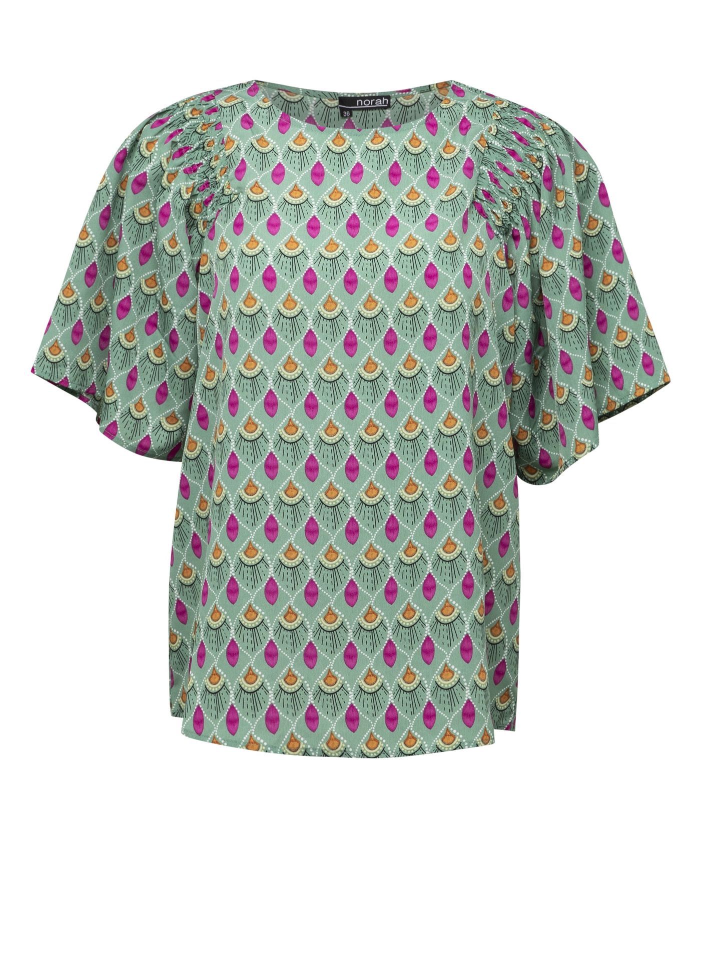 Norah Groene blouse green multicolor 213774-520