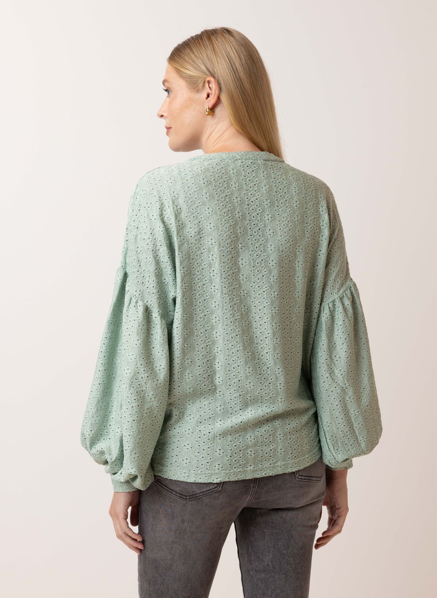 Norah Groene blouse green/grey 214941-540