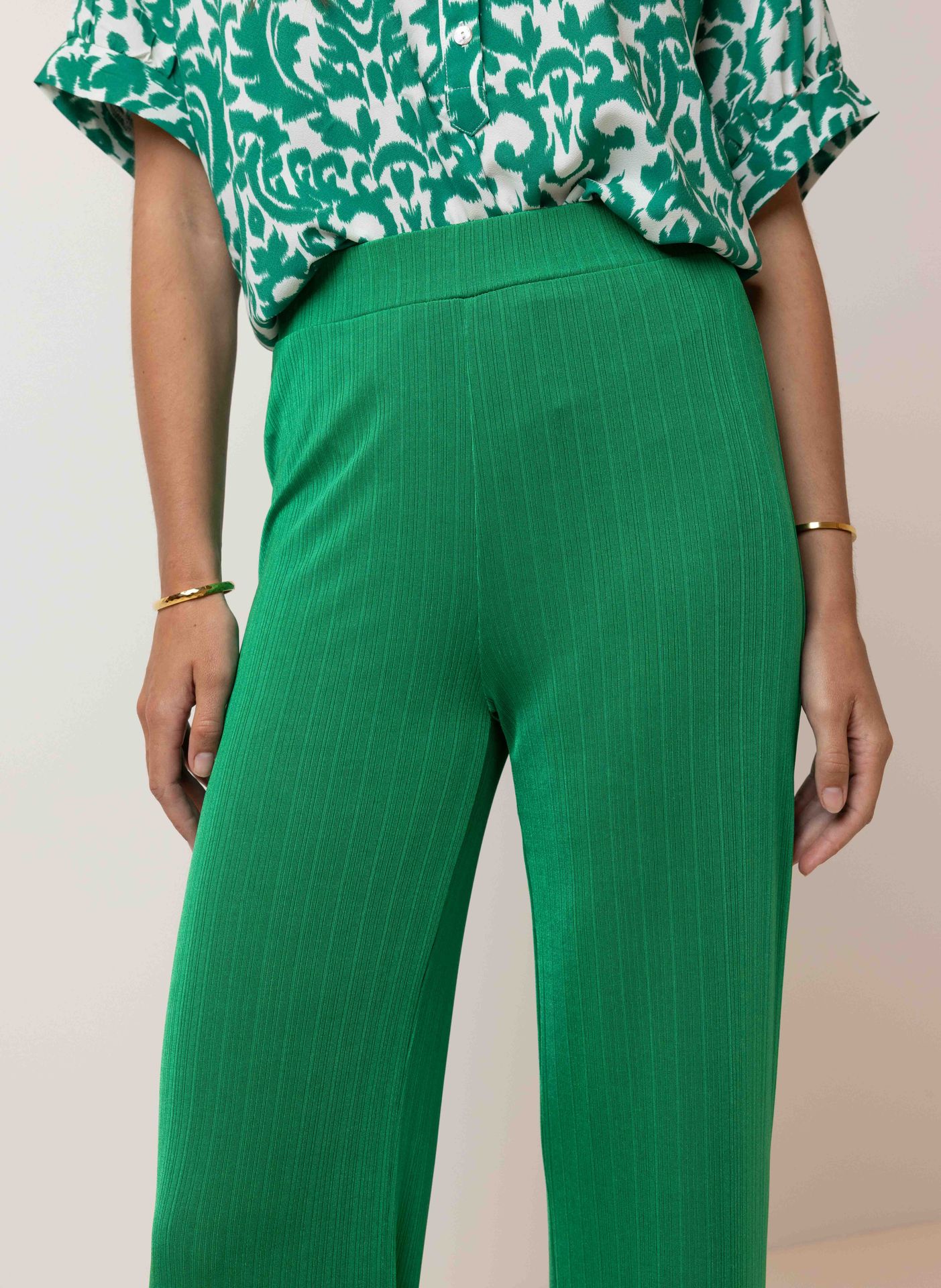 Norah Groene broek apple green 213827-505