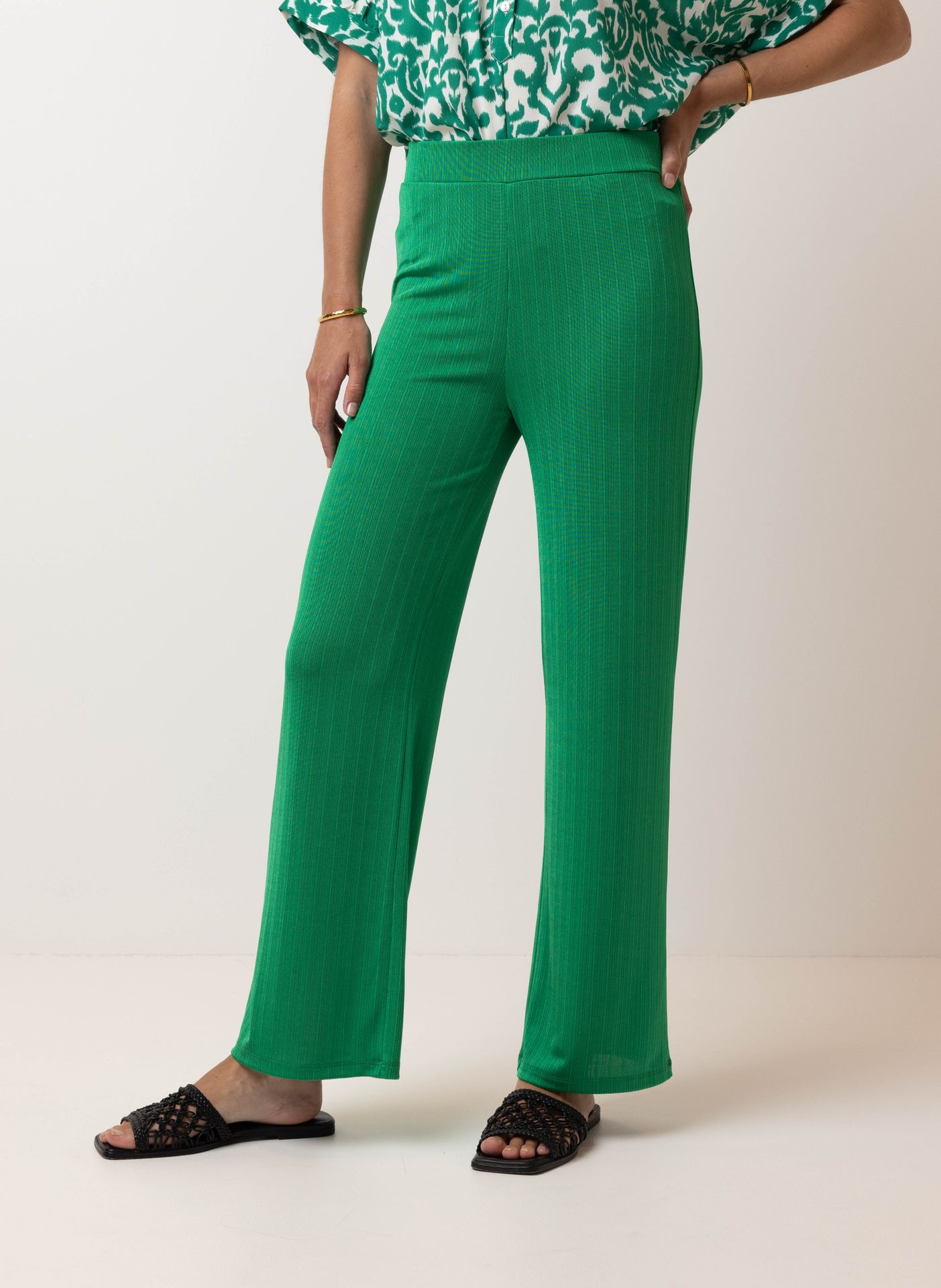 Norah Groene broek apple green 213827-505