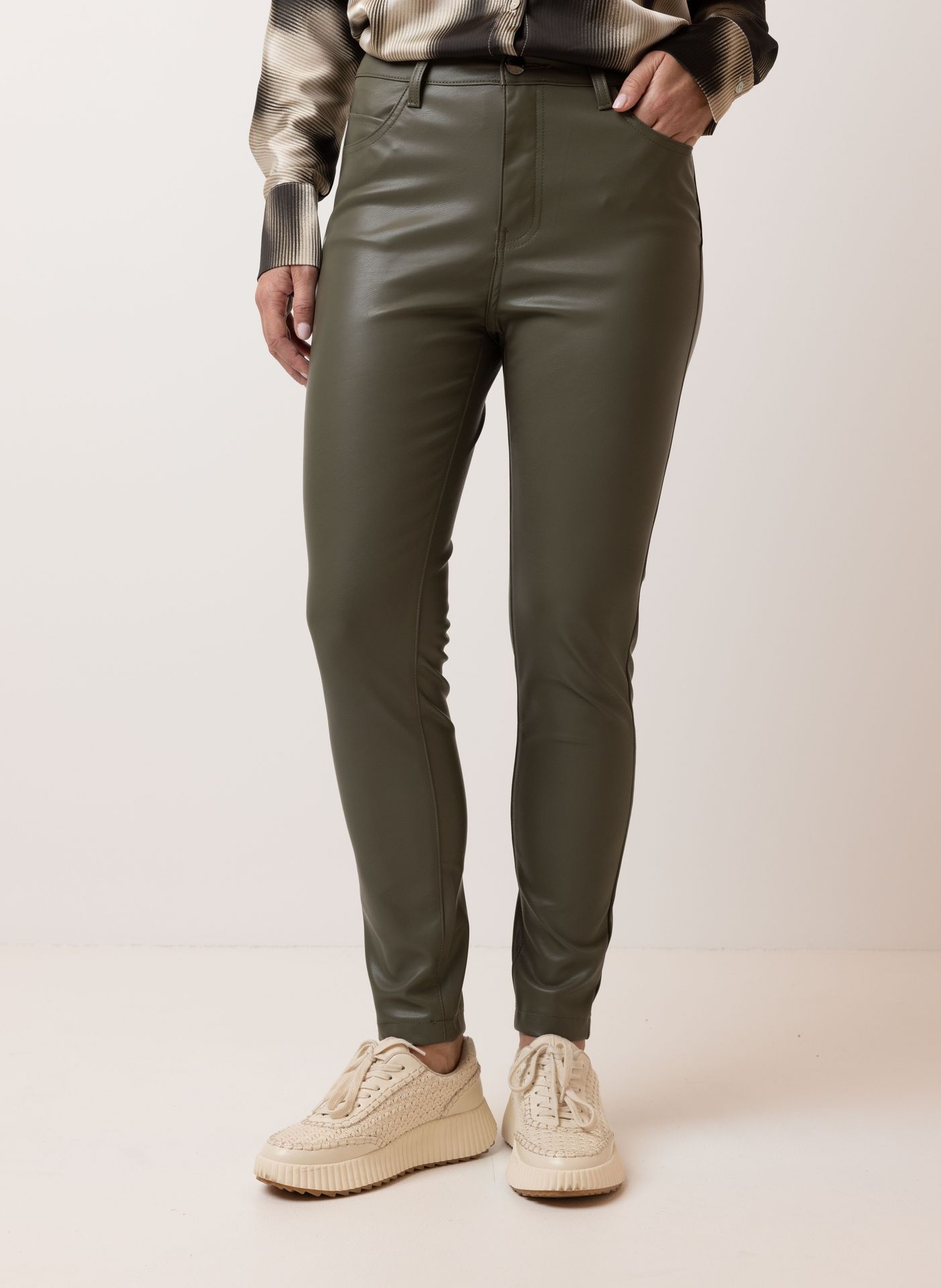 Norah Groene broek army green 214753-595