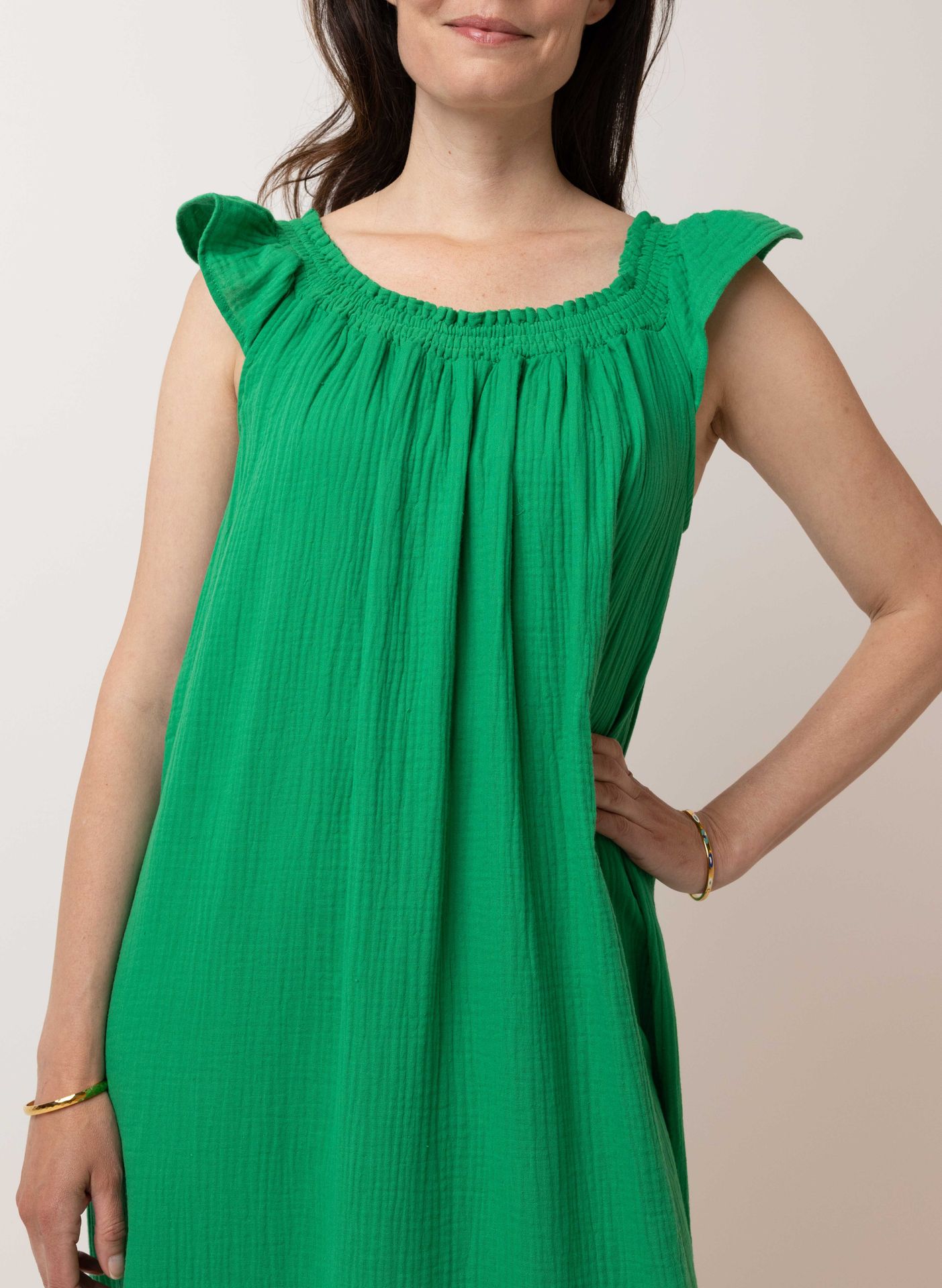 Norah Groene maxi jurk green 214662-500